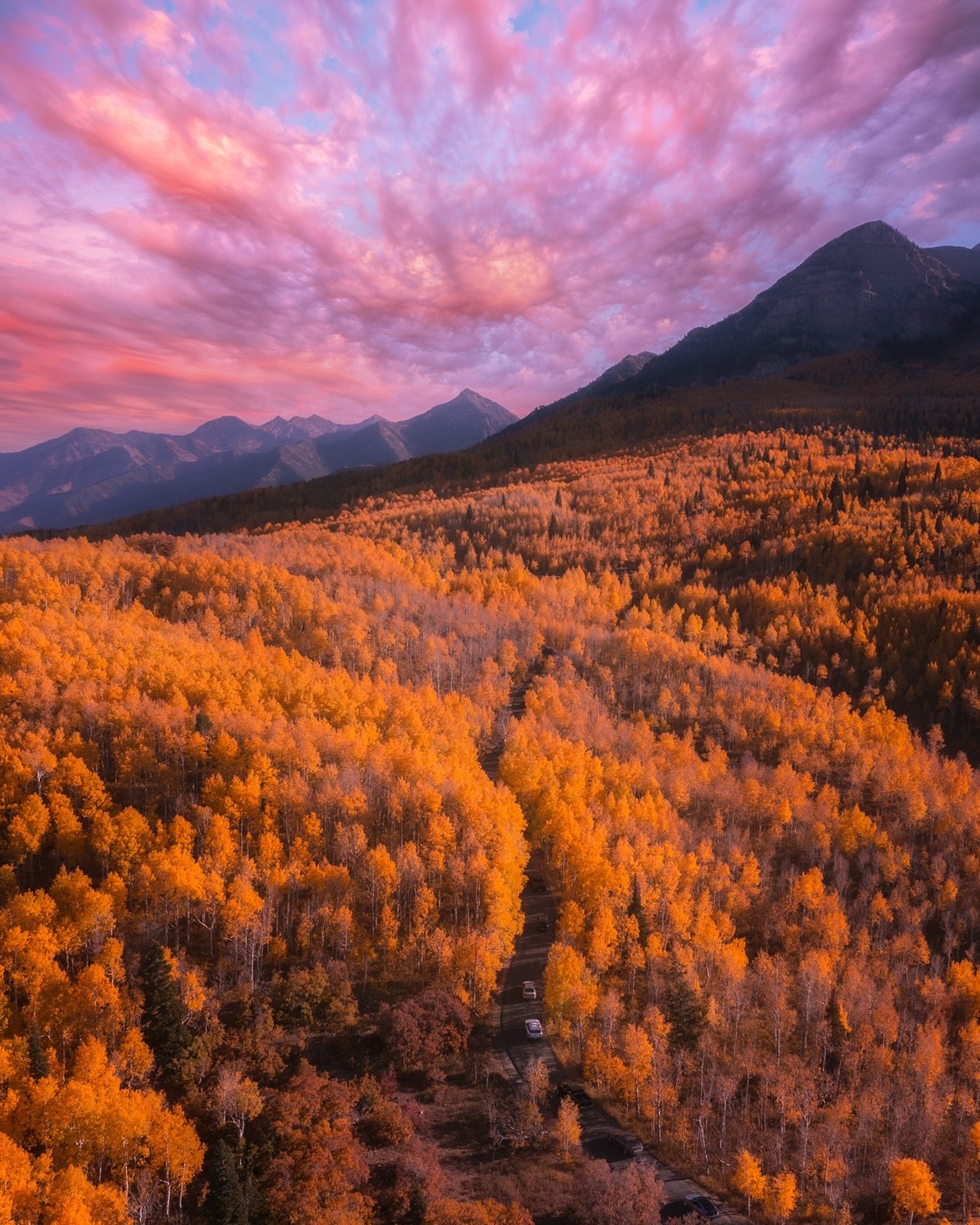 On the road again 🚙 

Tucked away behind the mighty Mount Timpanogos just south of Salt Lake City, Utah, sits the Alpine Scenic Loop in American Fork Canyon. Due to its high elevation, the fall colors begin to pop here early, as snowfall in the regi