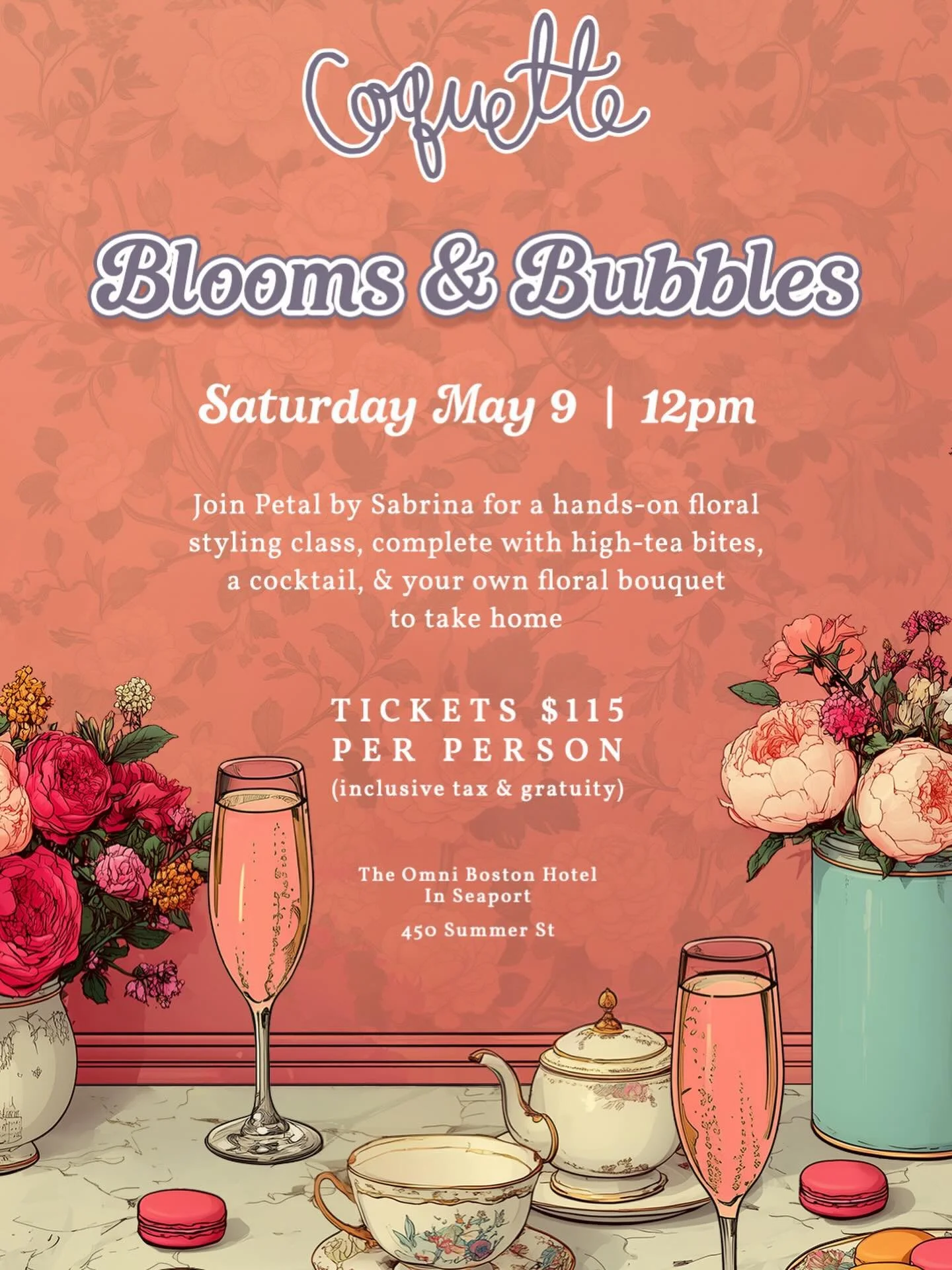 🌸Mother&rsquo;s Day plans, but make them floral 🌸
Join me at Coquette Boston for a hands-on workshop celebrating beauty, creativity, and connection.
Limited spots available . 

link in bio to reserve!