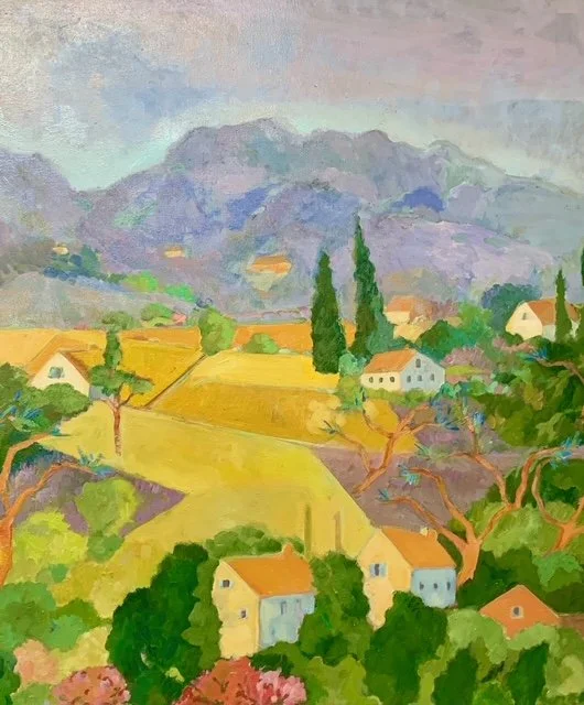 Eygalieres II  Oil on canvas 48 x 42 inches 2024