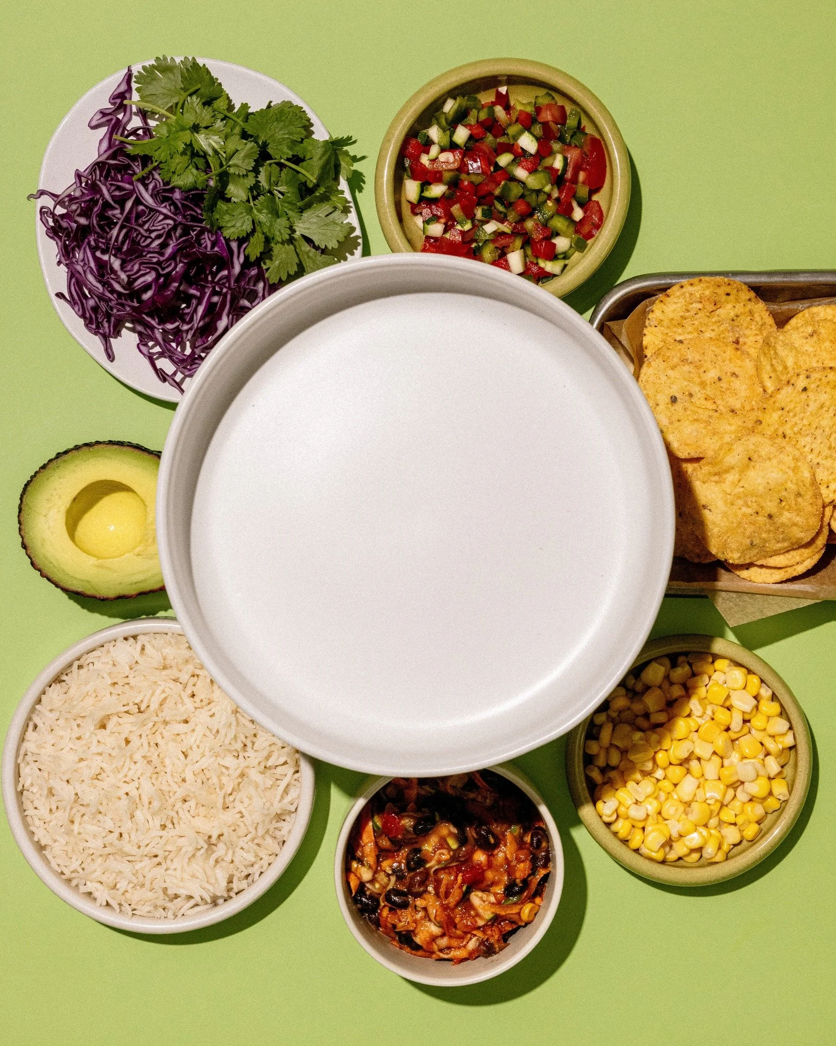 A good burrito bowl starts with Mexicano corn chips. How do you build your bowl?