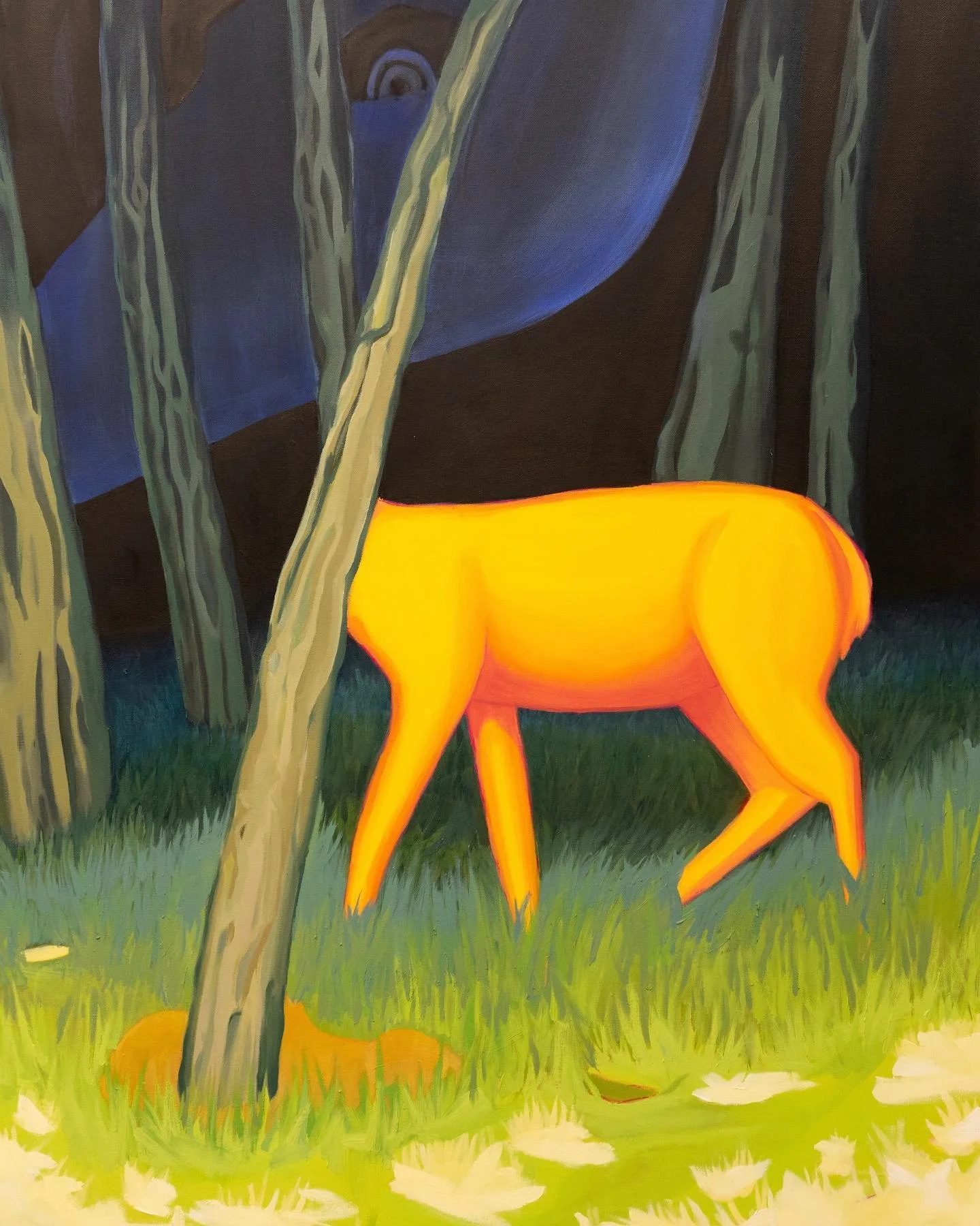 Oversight - 2023,
Oil on canvas, 3&rsquo;x4&rsquo;
From my solo show &ldquo;Predators Pray&rdquo; at the Art Gym in April