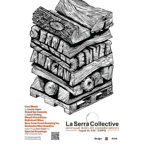 This Sunday, join @laserracollective for our annual Kiln lighting celebration and gala from 6-9 pm at @balistreriwine ! We will be celebrating the loading and lighting of our 20 ft Kiln, where we invite ceramicists from around the country to come and