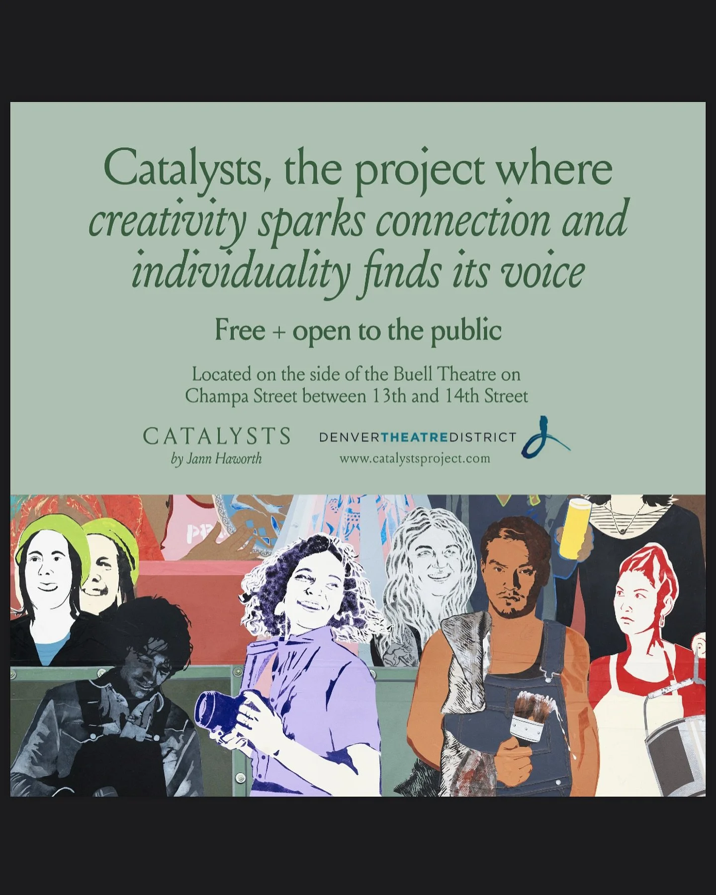 I am incredibly honored to have been included in this workshop and mural by Jan Haworth!! She was in my art history textbooks while in school, and I never thought I would be able to meet her, let alone be in a mural made by her! I now have a signed p