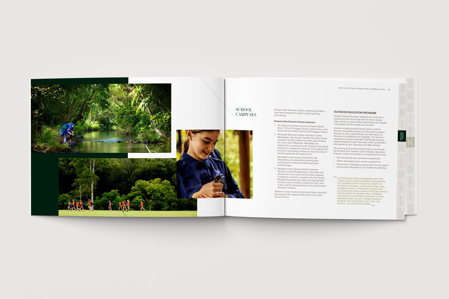 Brisbane Girls Grammar School - Prospectus design