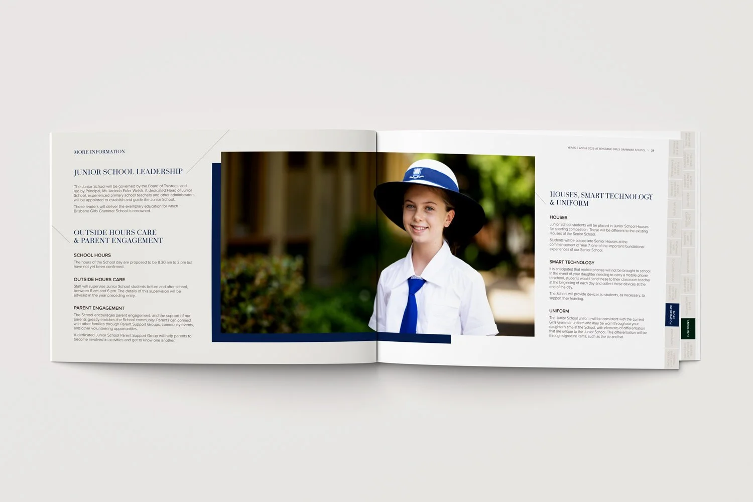 Brisbane Girls Grammar School - Prospectus design