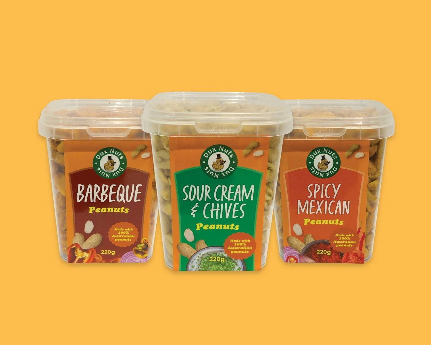 Dux Nuts packaging design