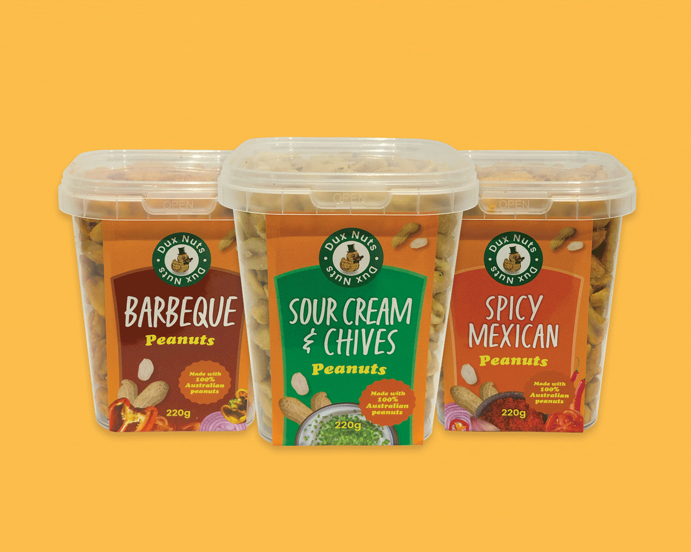 Dux Nuts packaging design