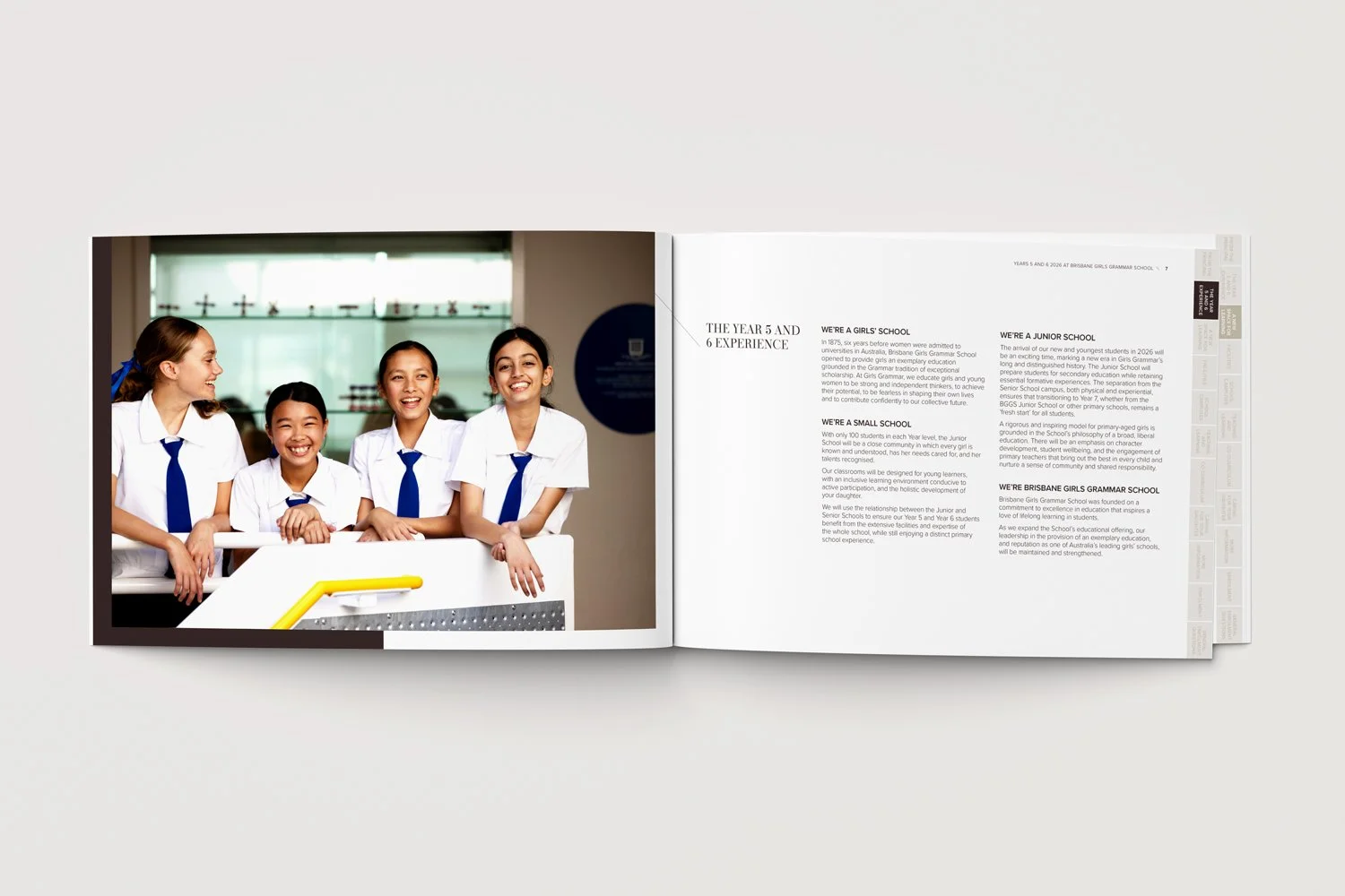 Brisbane Girls Grammar School - Prospectus design