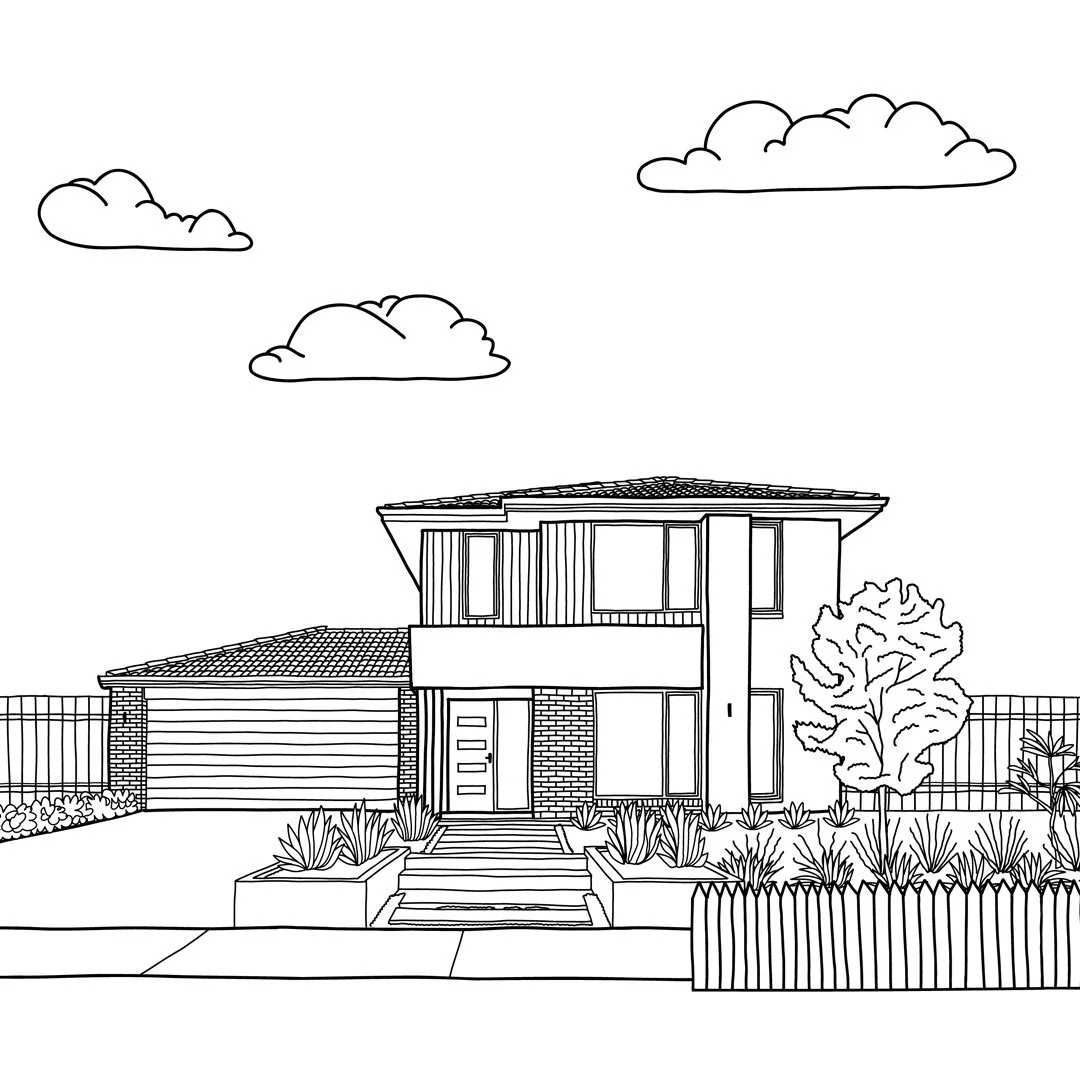 Custom illustration for Australian Building Co