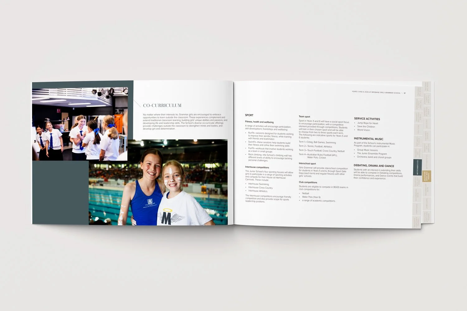 Brisbane Girls Grammar School - Prospectus design