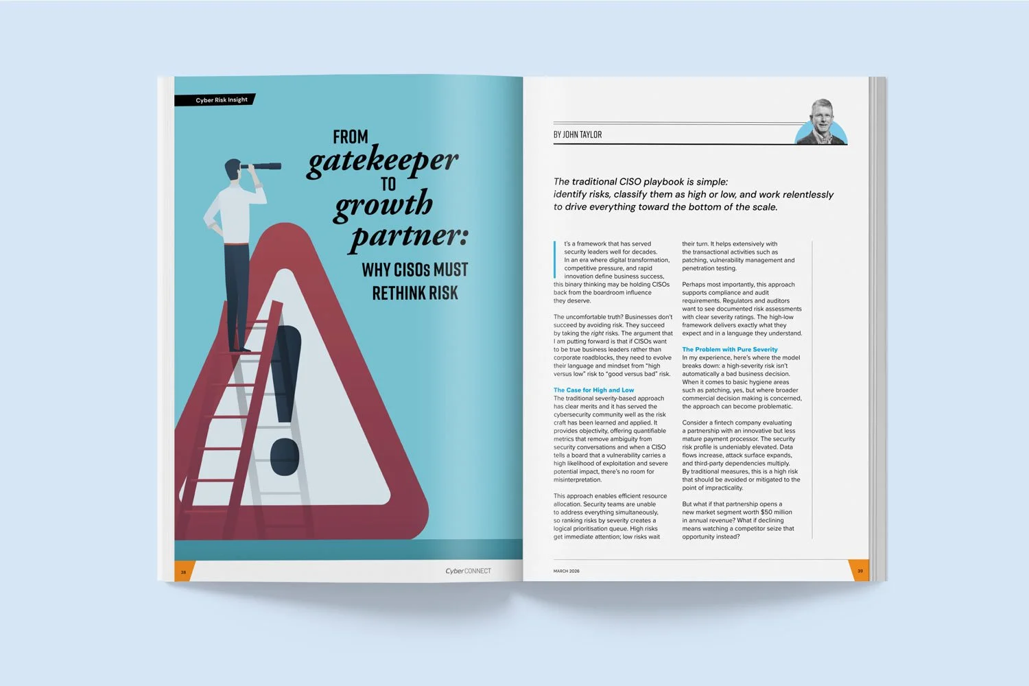 Cyber Connect magazine design