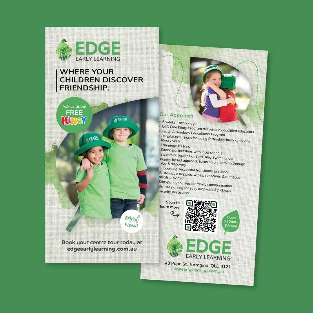Edge Early Learning DL flyer design