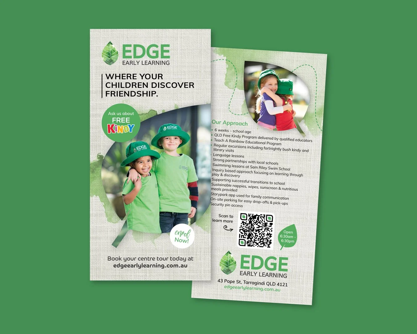 Edge Early Learning marketing asset design