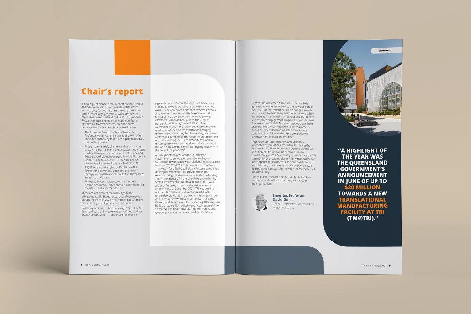 TRI Annual Review design