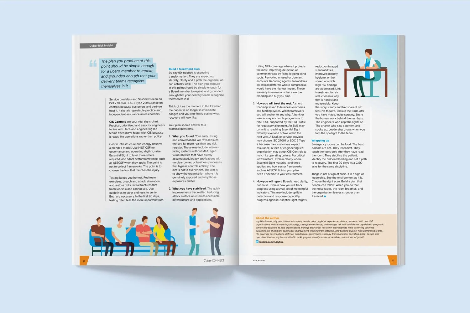 Cyber Connect magazine design