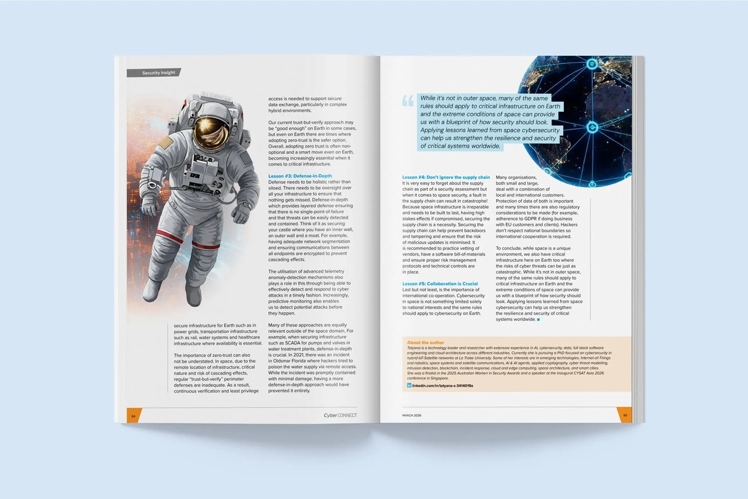 Cyber Connect magazine design