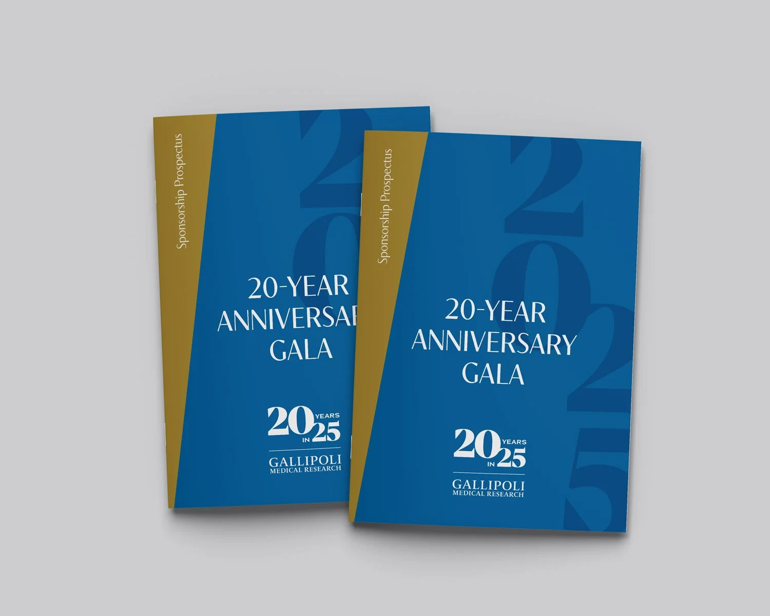 Gallipoli Medical Research sponsorship prospectus design