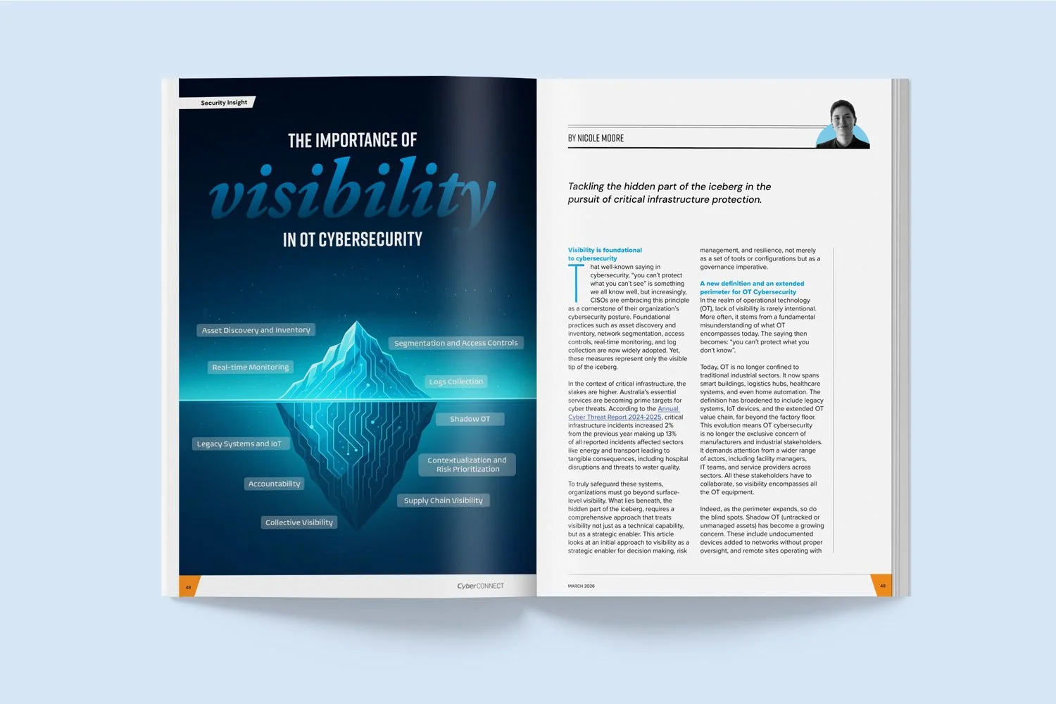 Cyber Connect magazine design
