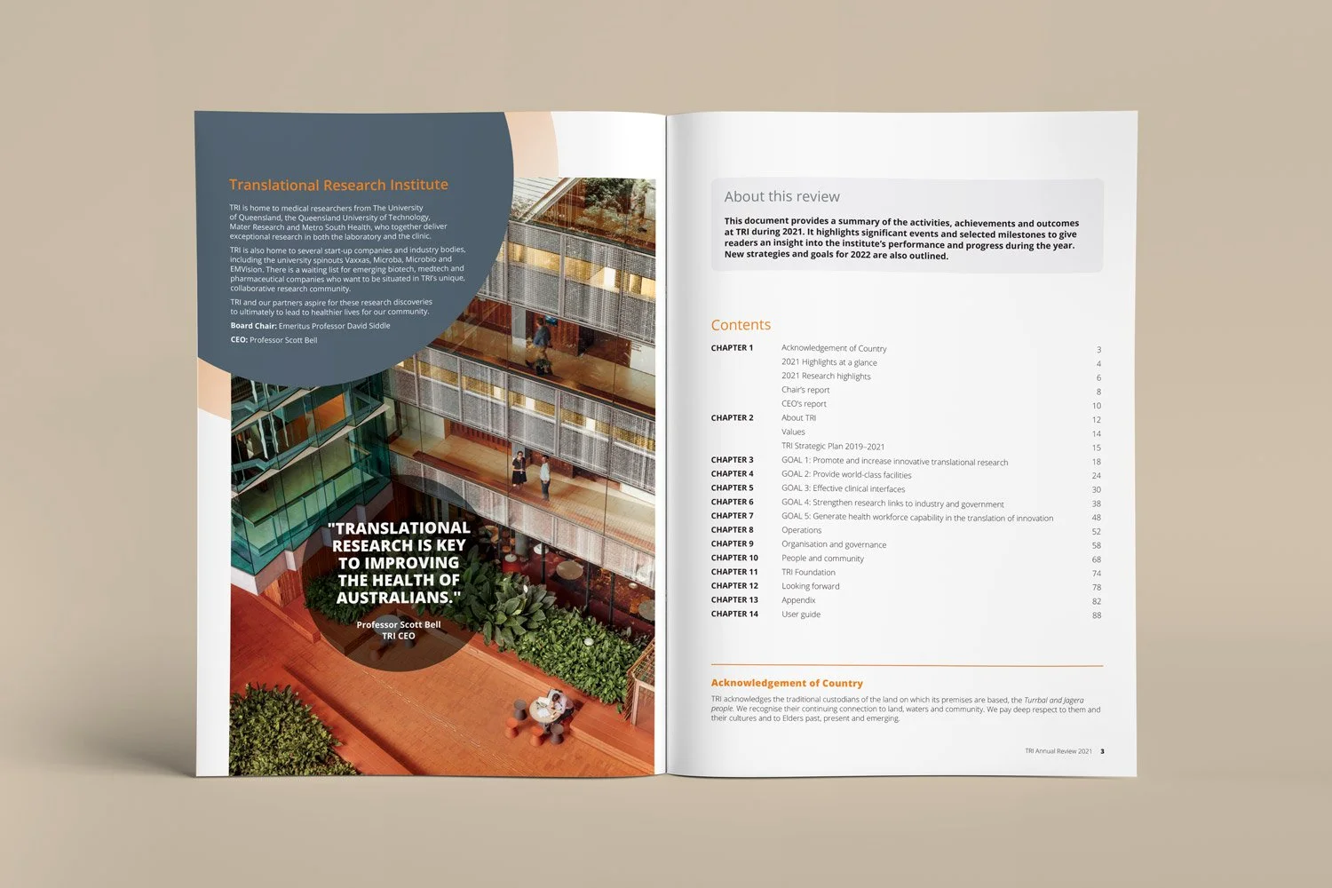 TRI Annual Review design