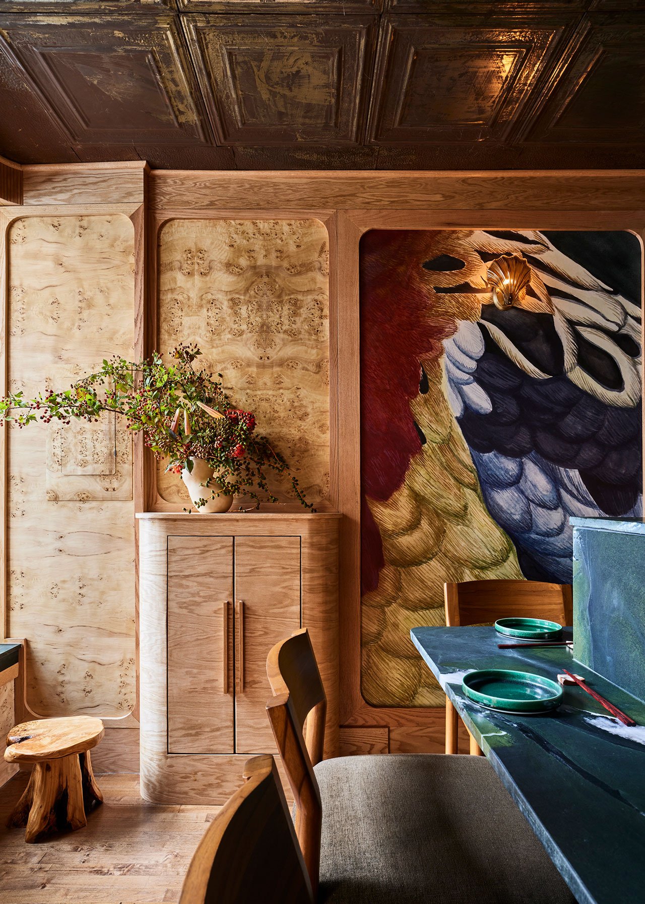eastern rosella mural bar miller new york