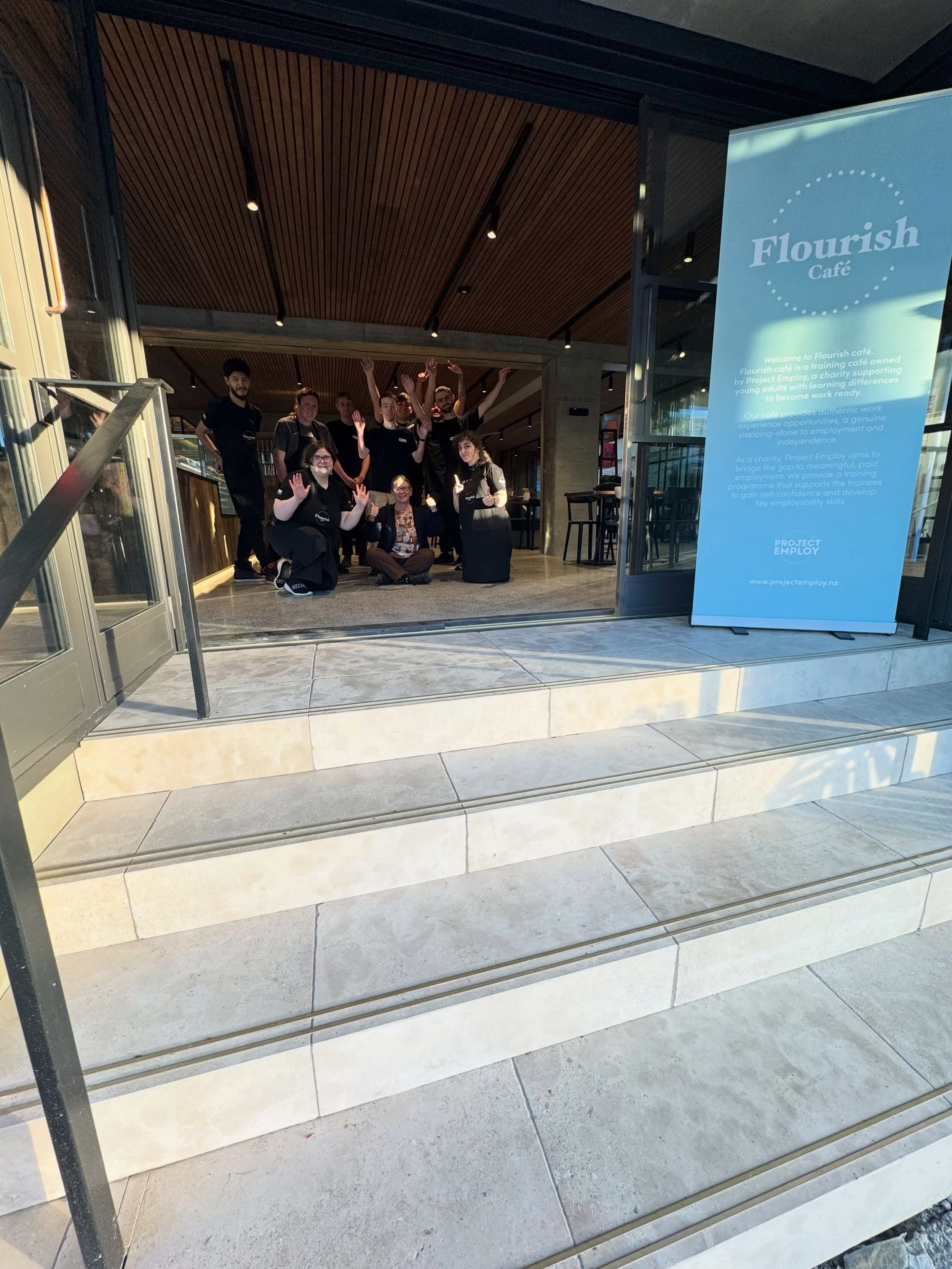 We&rsquo;re open! ☕

Come on in, grab a coffee, and say hello. Our team is ready to welcome you with fresh drinks, tasty bites, and friendly faces.

Every interaction supports our trainees, helping young adults build real skills and confidence in a r