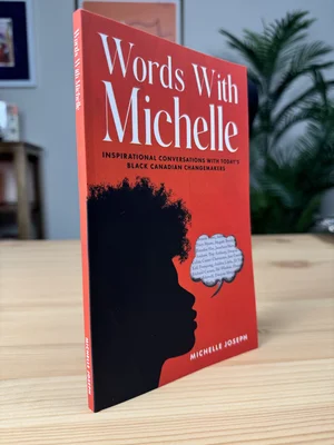Words with Michelle softcover book printed by Foglio