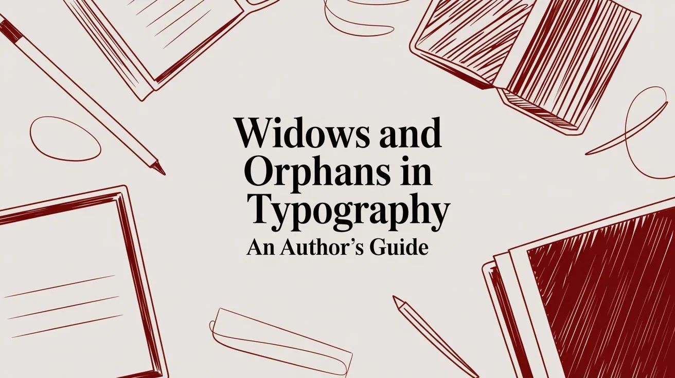 Widows and Orphans in Typography: An Author's Guide