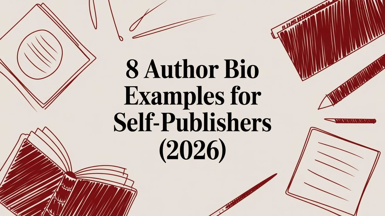 8 Author Bio Examples for Self-Publishers (2026)