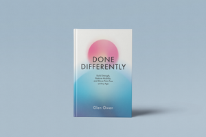 Done Differently by Glen Owen, book designed and published with Foglio