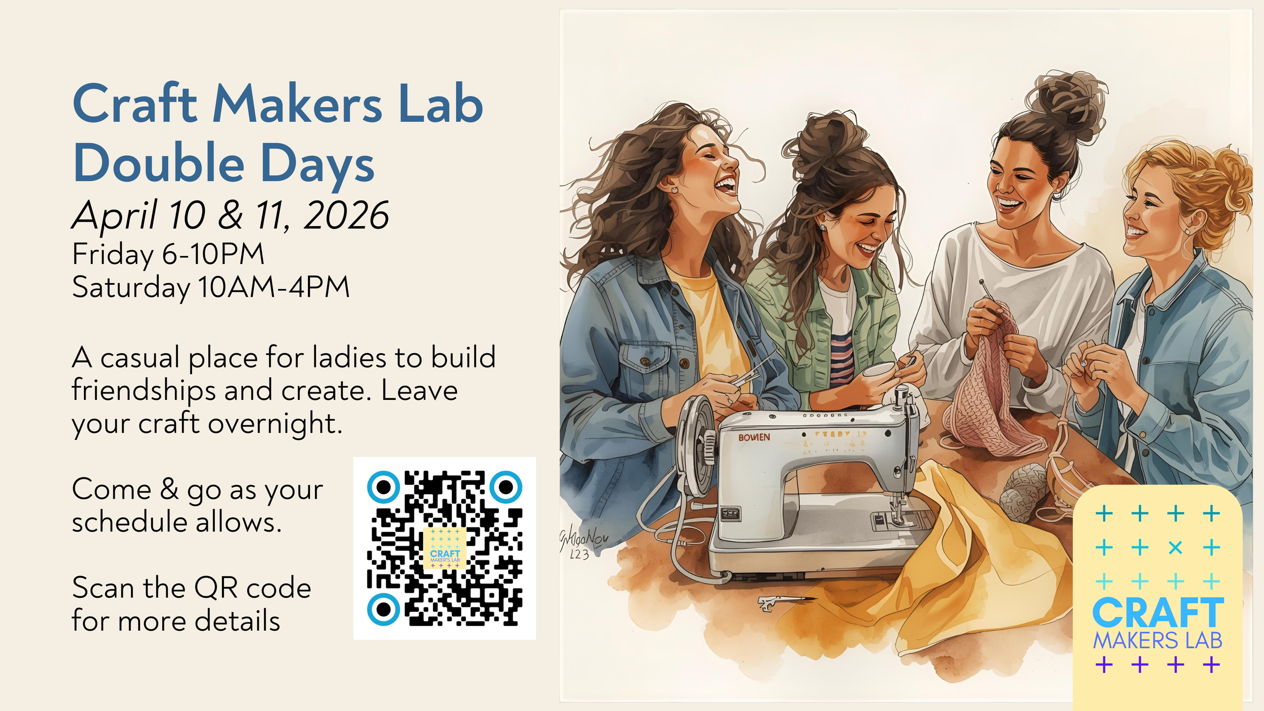 Craft Makers Lab Double Days