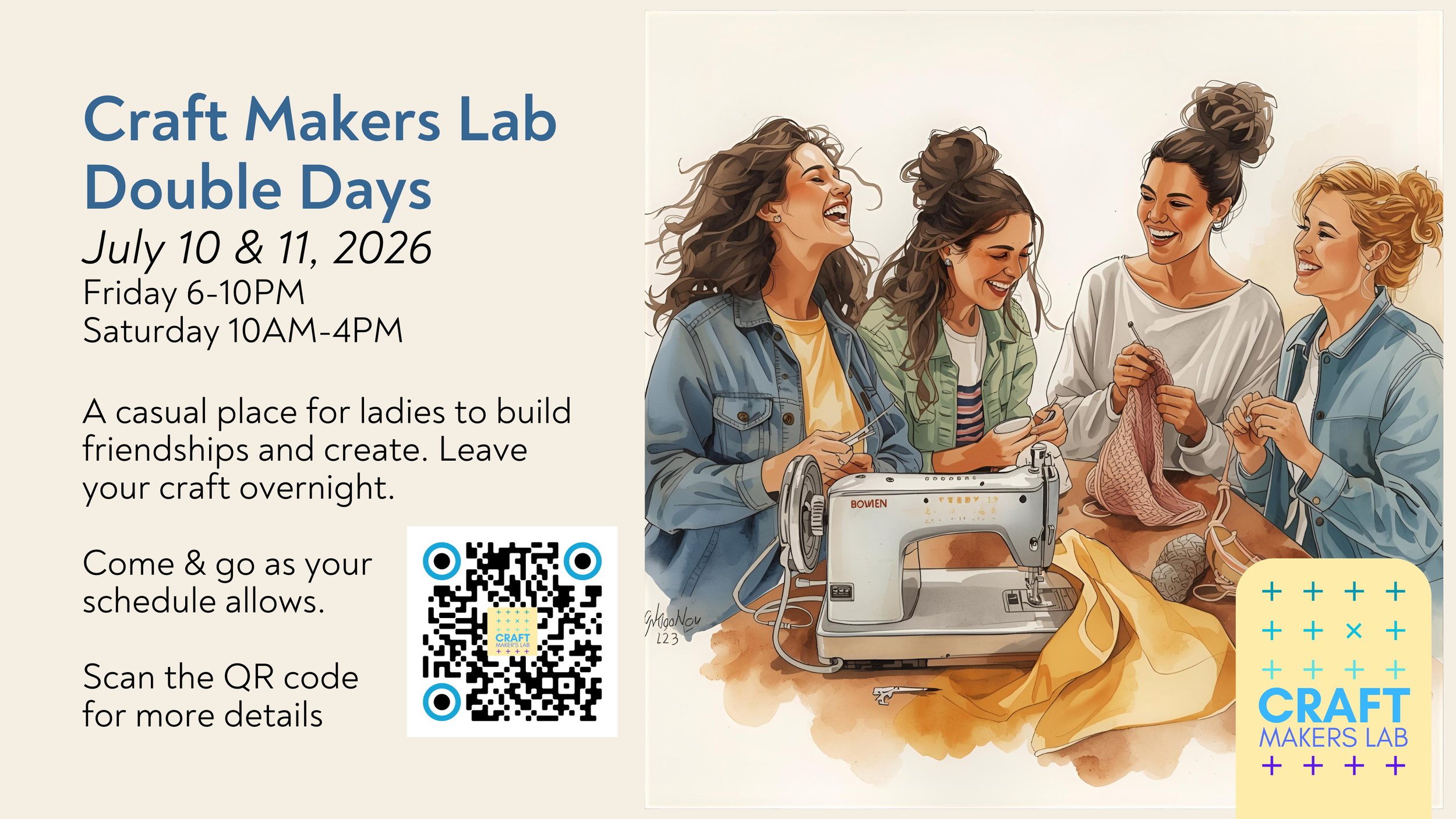 Craft Makers Lab Double Days