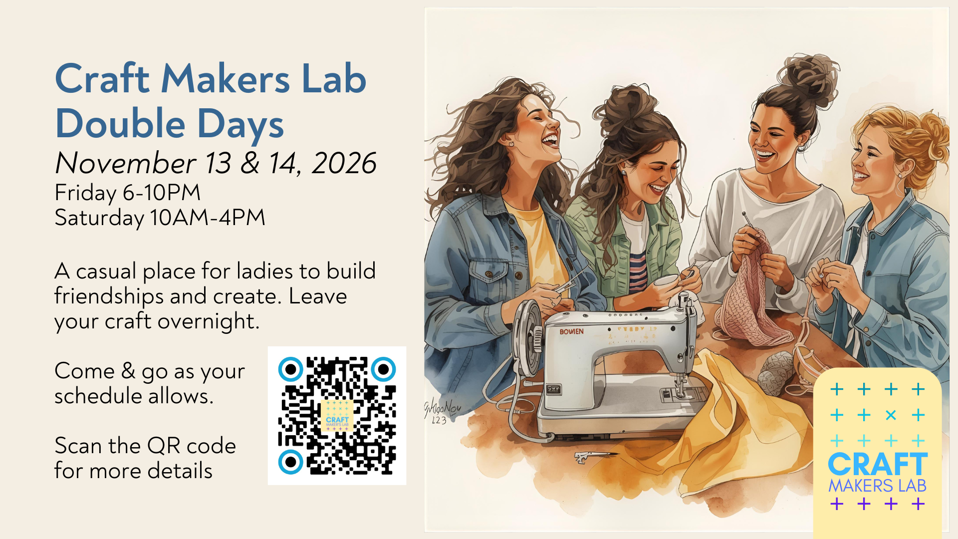 Craft Makers Lab Double Days