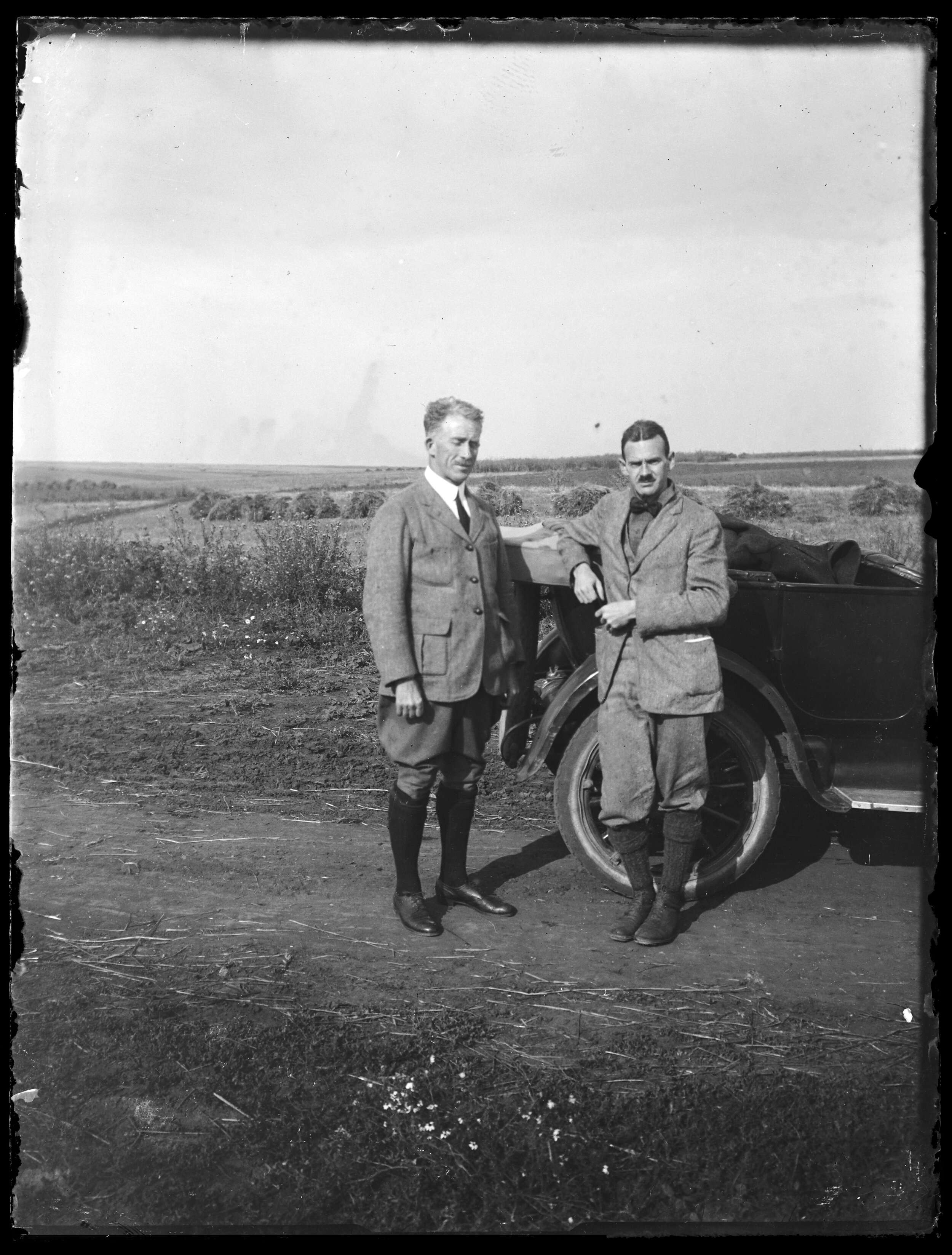 ARA Staff: James W. Spratt (left), George P. Harrington
