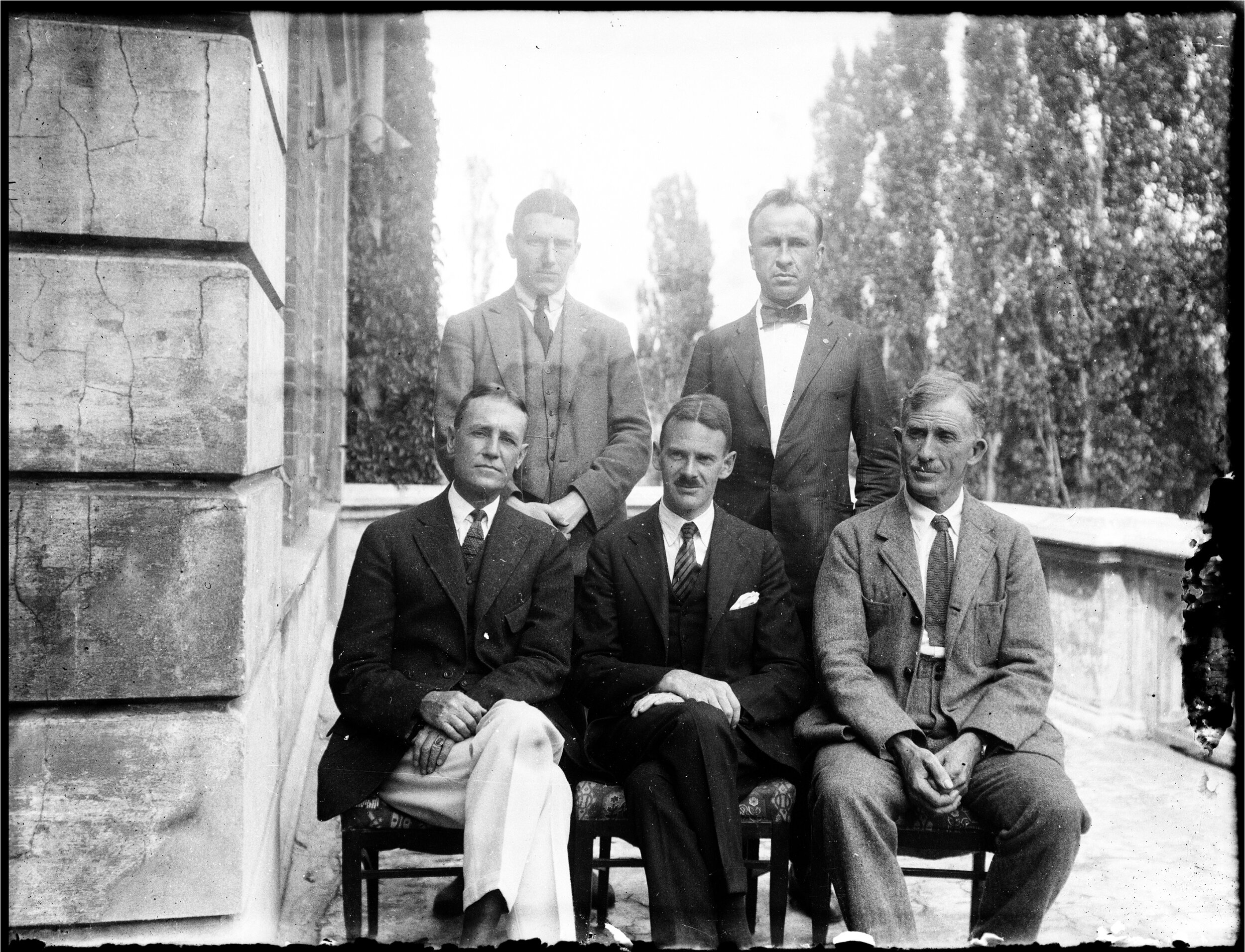 Kharkiv ARA Administrators; clockwise from top left: Edgar B. Callahan,James F. La Salle, Dr. Frank Lyman, George P. Harrington, and James W. Spratt. 