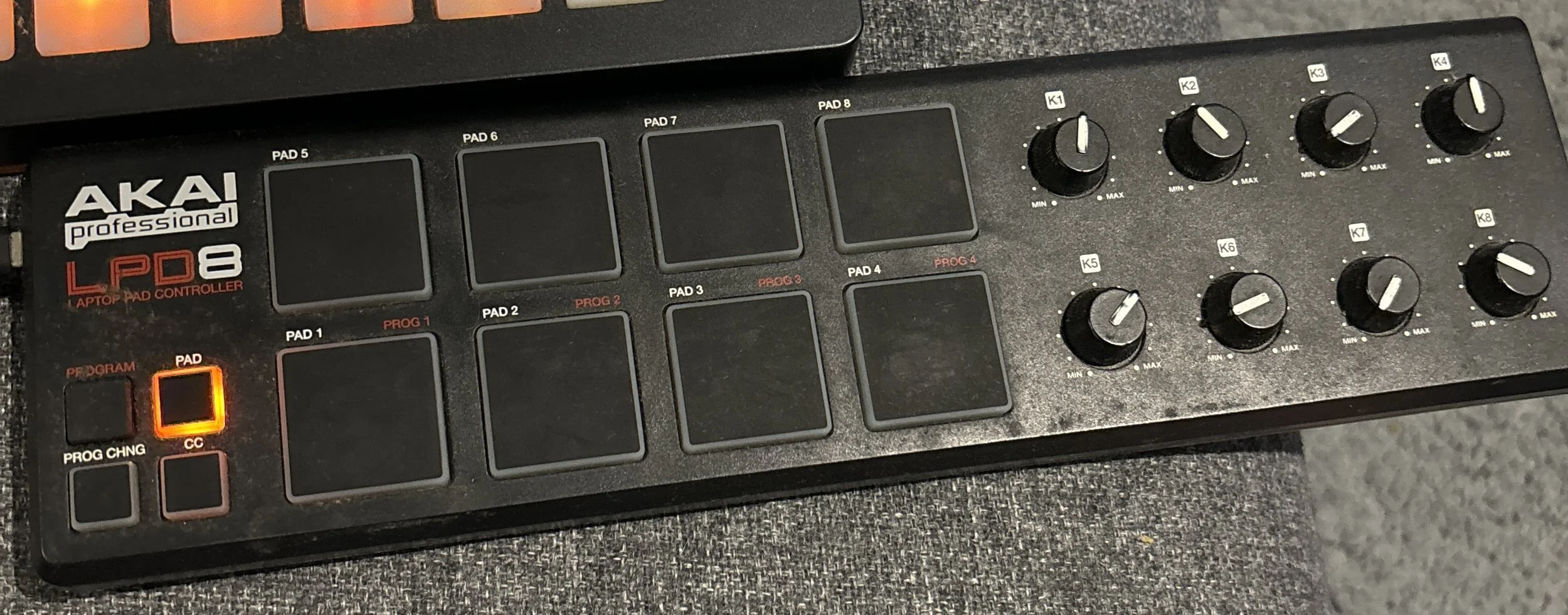 Turns Sampler Physical Controller Mapping