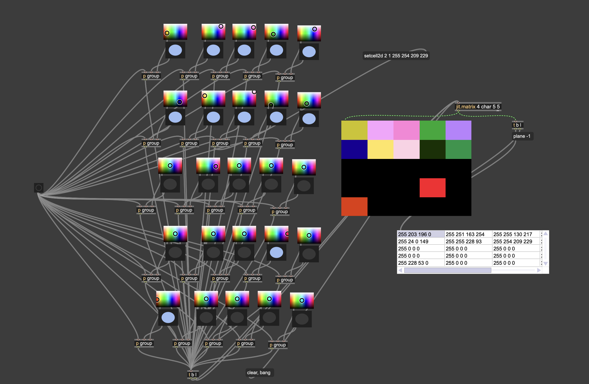 Jit.Matrix Pixels Re-Learning Beginnings