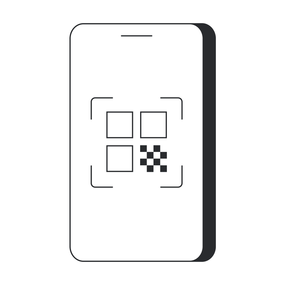 HolaflyのeSIMをQRコードで設定するイメージ