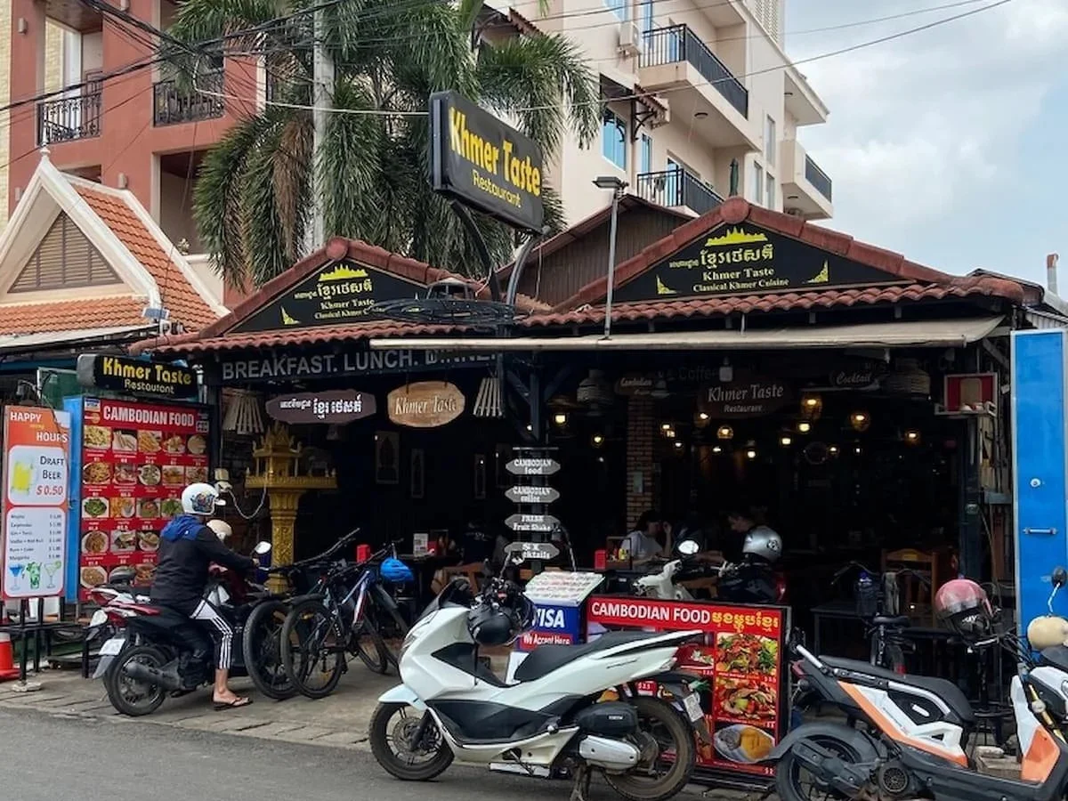 シェムリアップ Khmer Taste Restaurantの外観