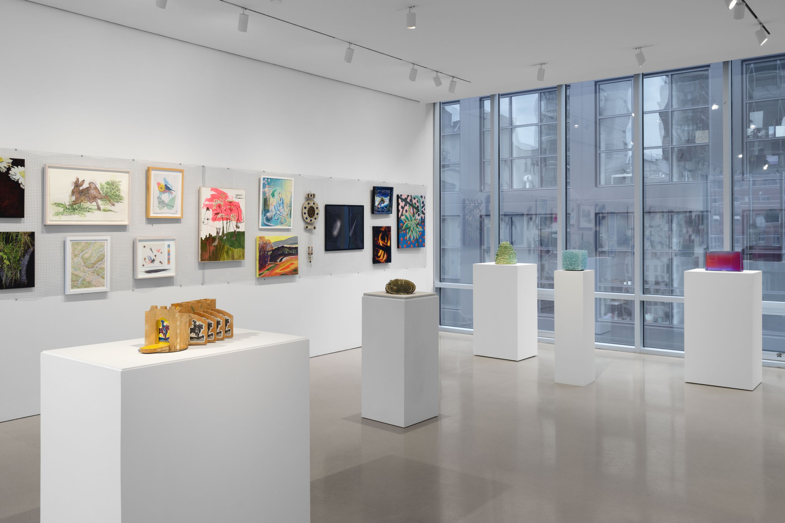 Installation view of Zero Art Fair at The FLAG Art Foundation, 2025  Photography by Steven Probert