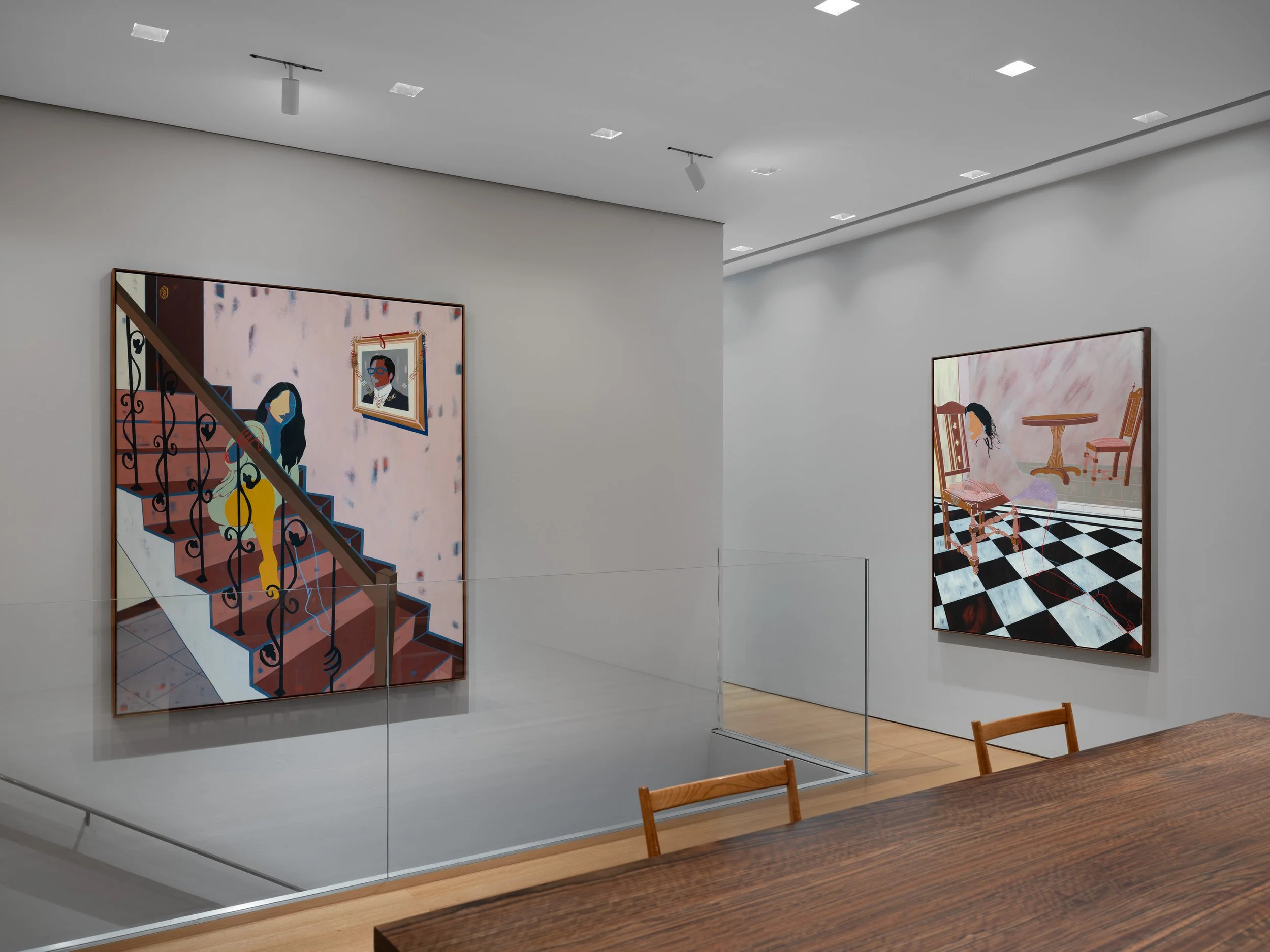 Installation view of  Anoushka Mirchandani: Everyone You Loves Lives Here  at The FLAG Art Foundation, 2026  Photography by Daniel Greer