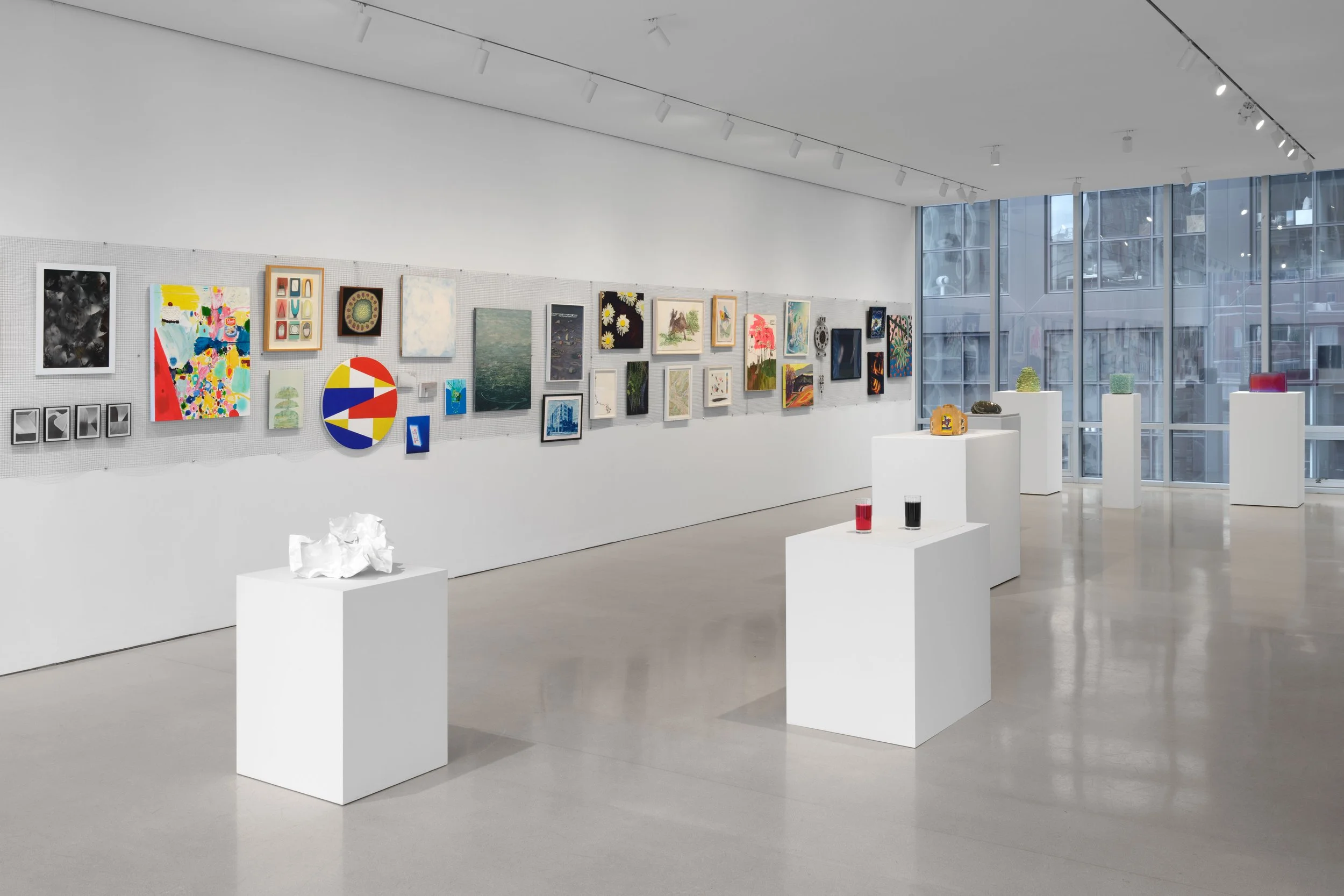 Installation view of Zero Art Fair at The FLAG Art Foundation, 2025  Photography by Steven Probert