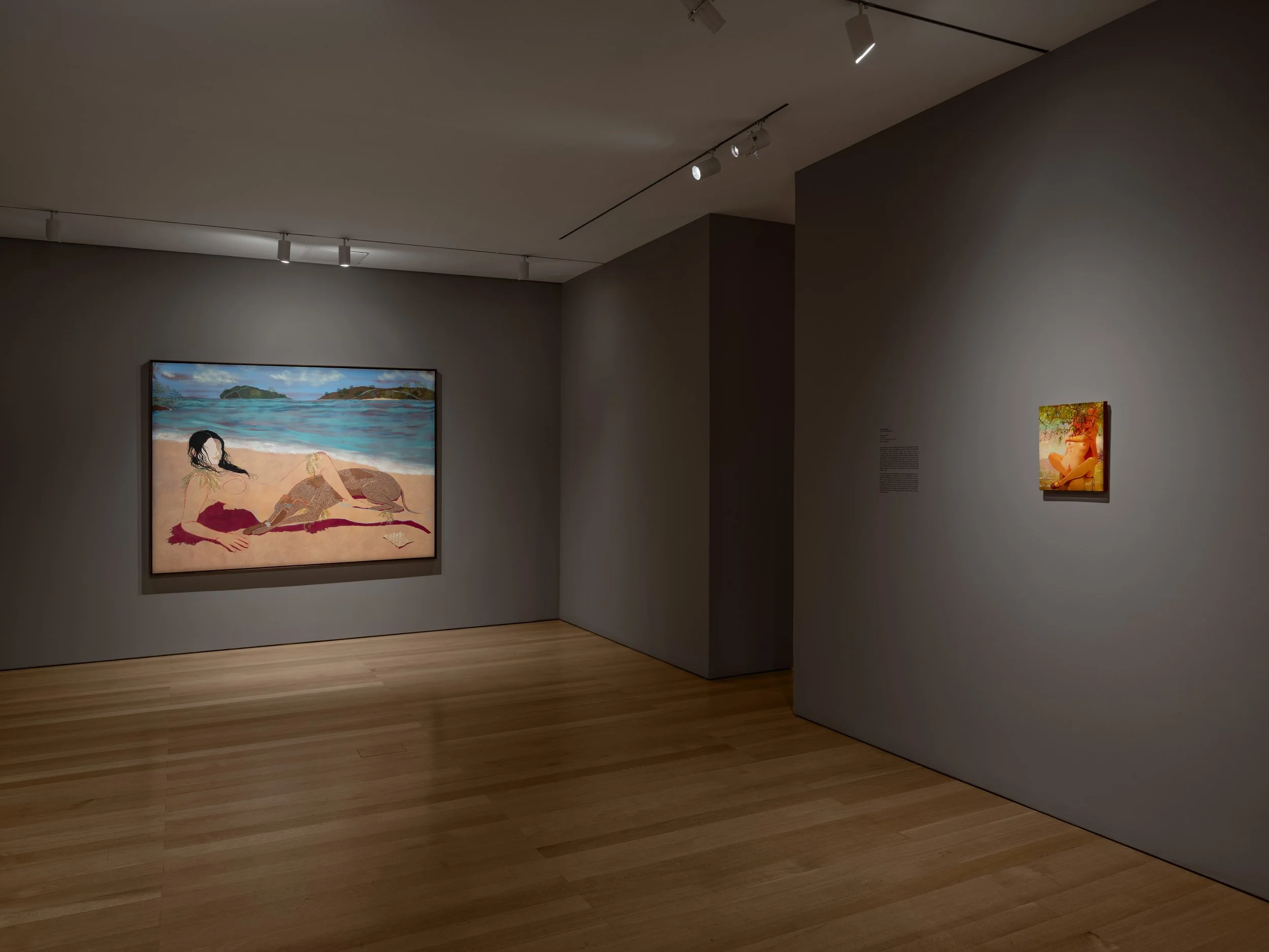  Installation view of  Anoushka Mirchandani: Everyone You Loves Lives Here  at The FLAG Art Foundation, 2026  Photography by Daniel Greer