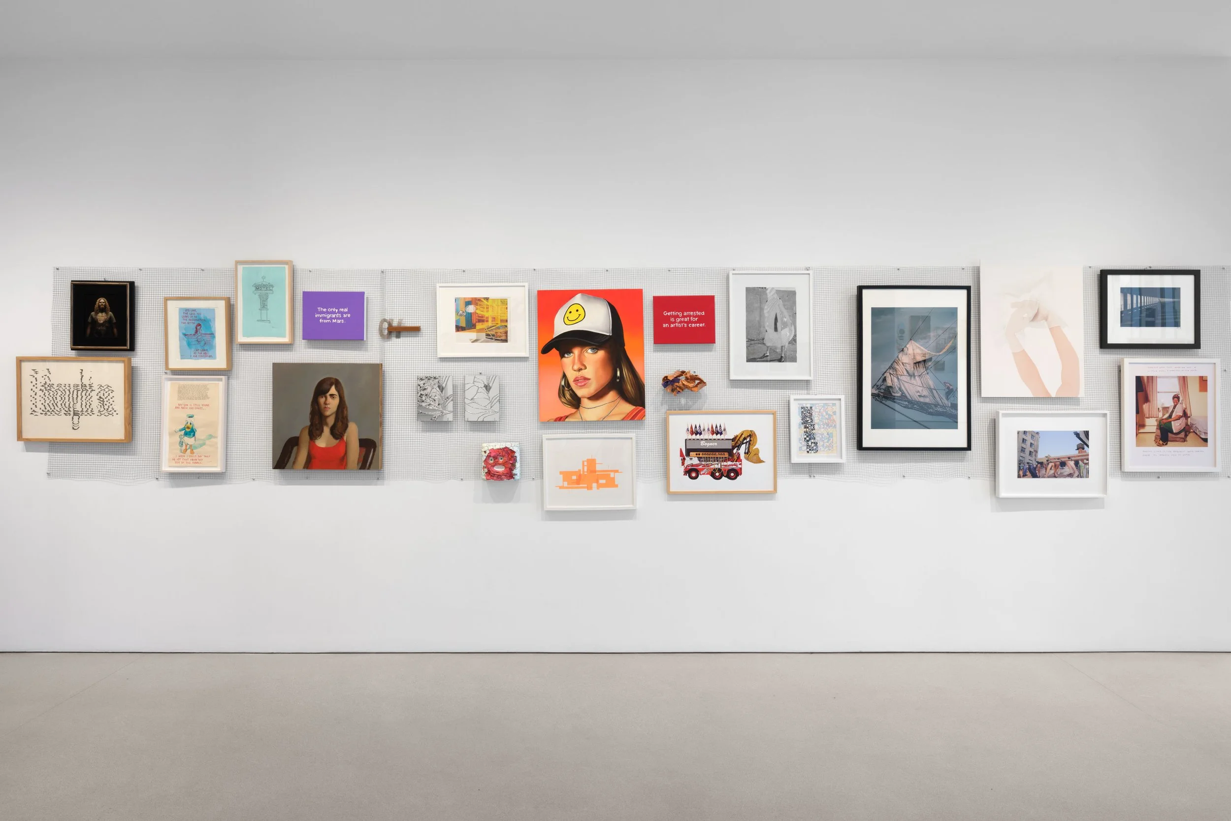 Installation view of Zero Art Fair at The FLAG Art Foundation, 2025  Photography by Steven Probert