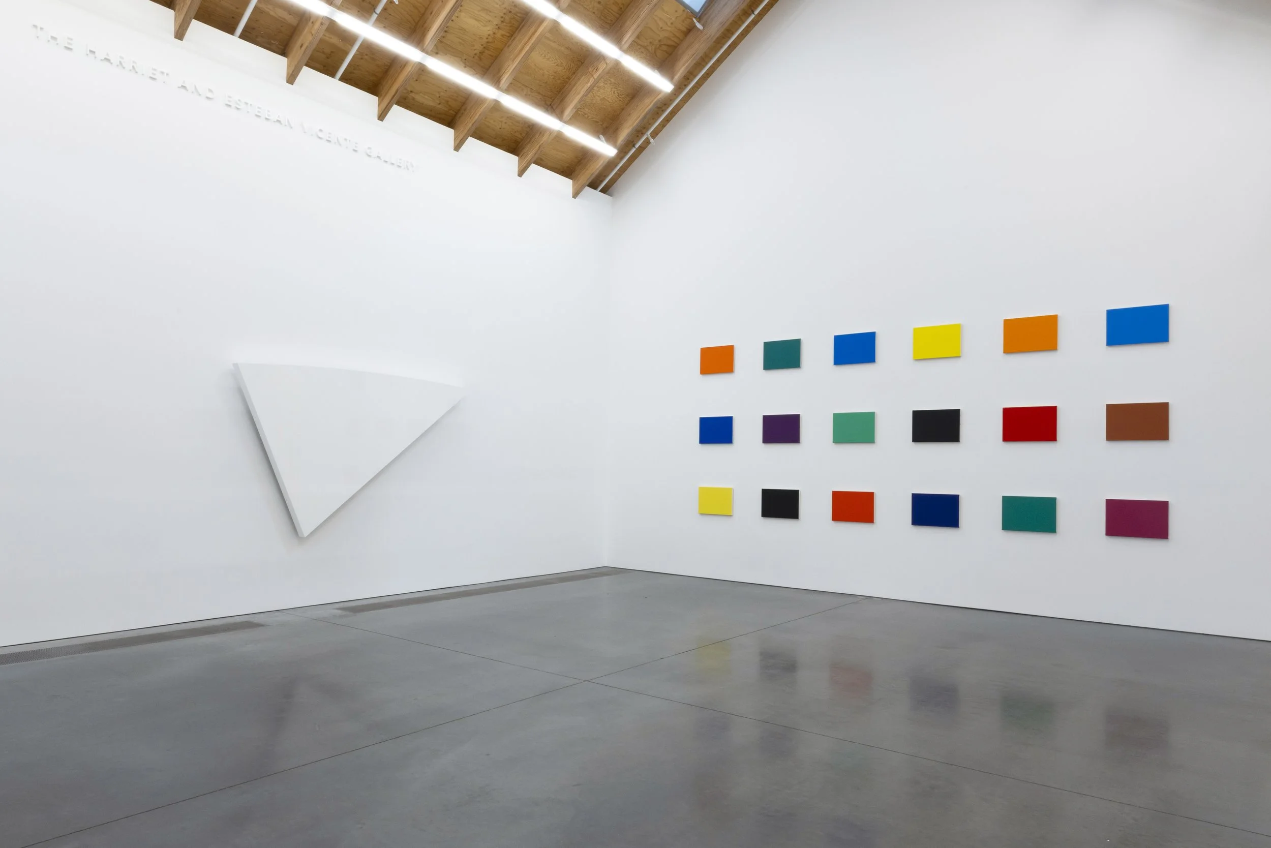  Installation view of  Ellsworth Kelly: Eight Decades  at the Parrish Art Museum, Water Mill, NY (March 8–July 19, 2026). Courtesy the Parrish Art Museum and The FLAG Art Foundation.  Photo: Jenny Gorman