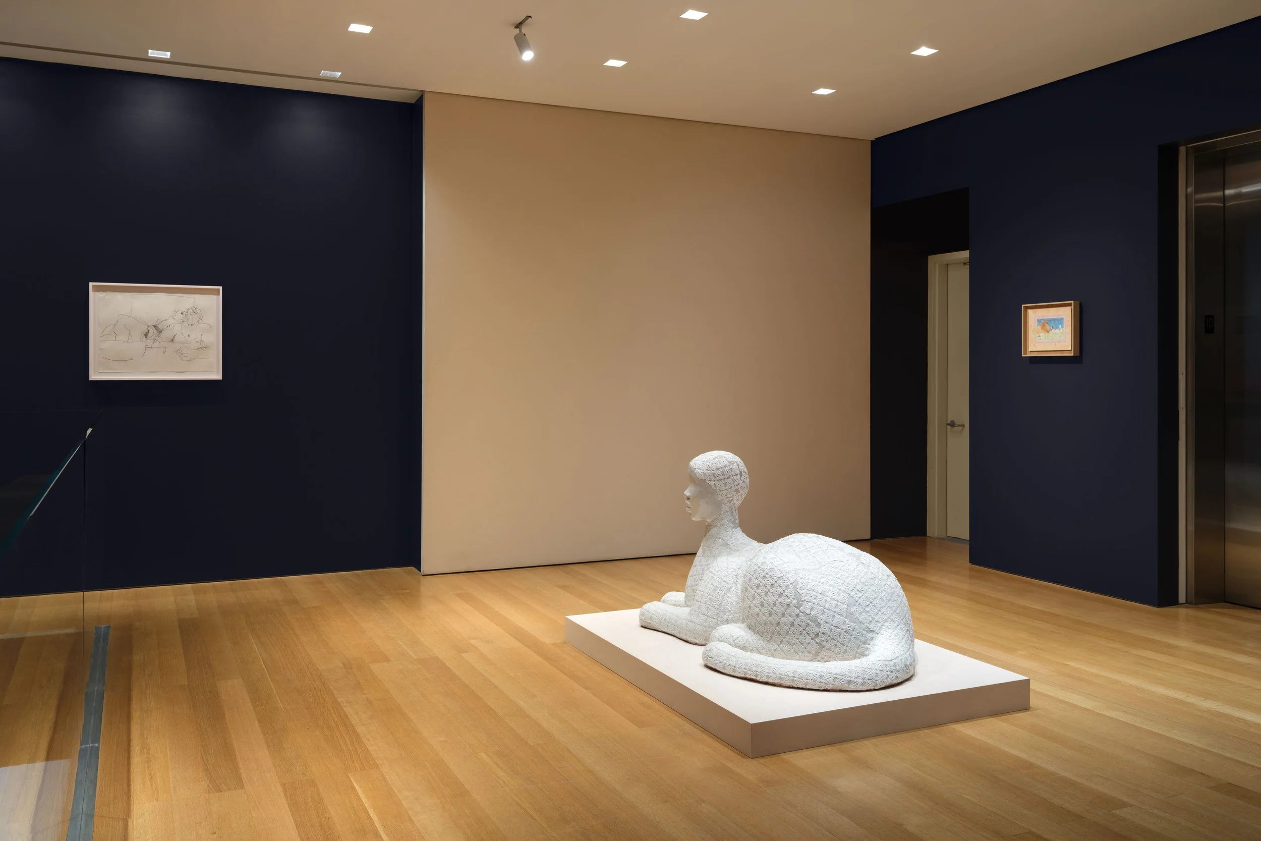  Installation view of  S-Curve  at The FLAG Art Foundation, 2026  Photography by Steven Probert Studio