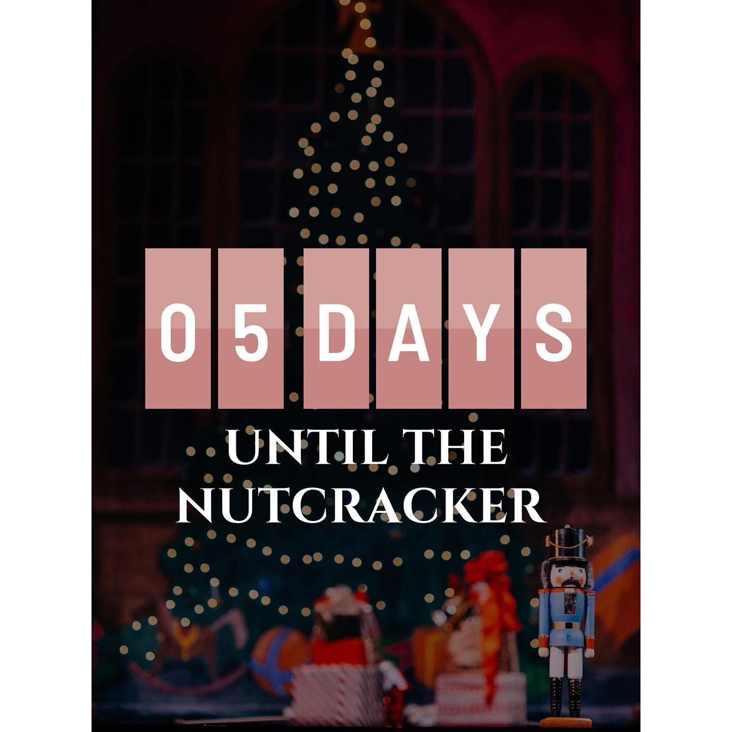 🚨5 MORE DAYS!🚨

We&rsquo;re getting closer and closer to the premiere of our 33rd annual production of The Nutcracker ⏰✨🥳

Click the link in our bio, head to our website jhodance.com or call the box office (315)271-9249 to get your tickets today! 