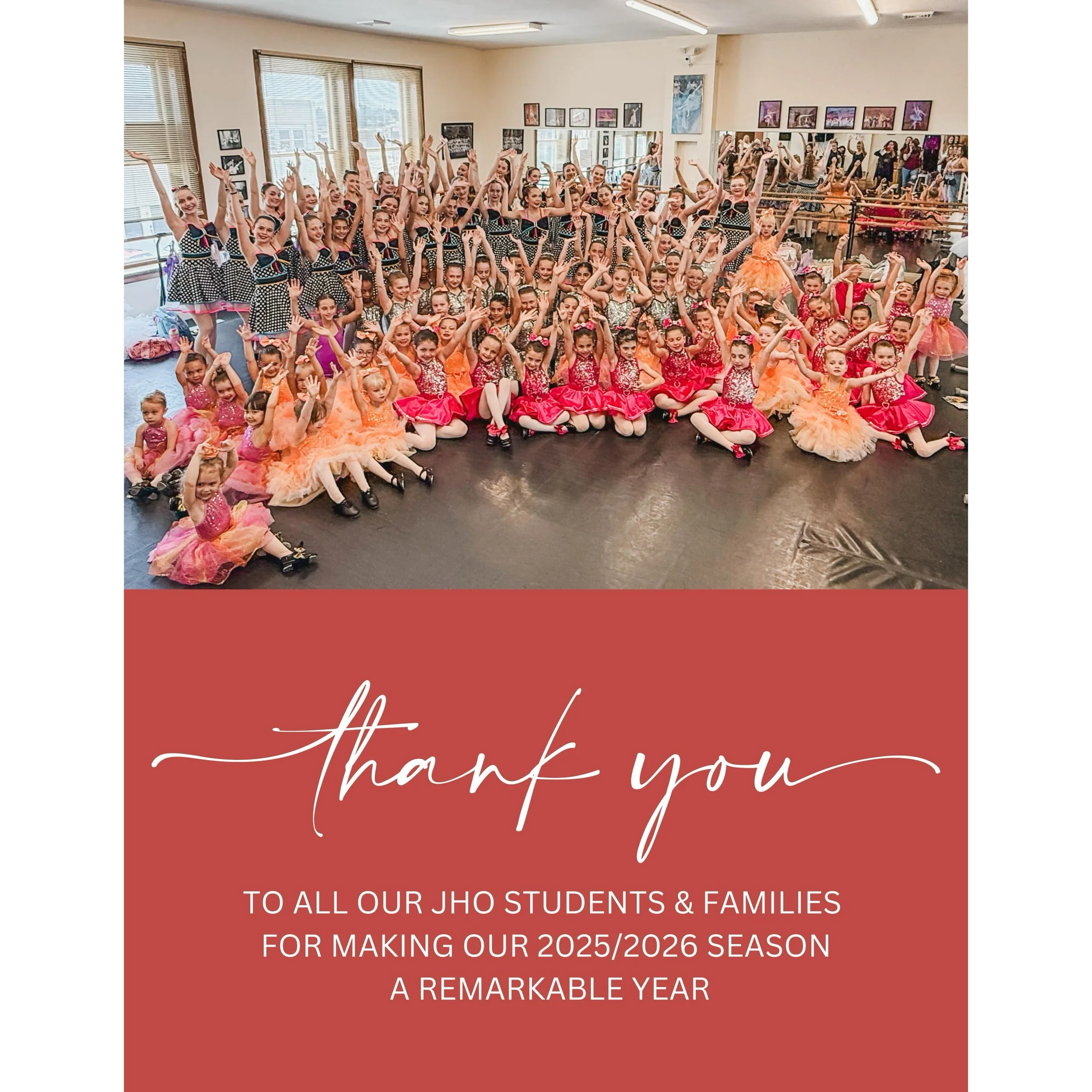 ✨ And just like that, the 2025&ndash;2026 season has come to a close! ✨

What an incredible year it has been. From the first day of classes to our final curtain call at Shake, Rattle &amp; Roll, we have been continually inspired by the dedication, pa