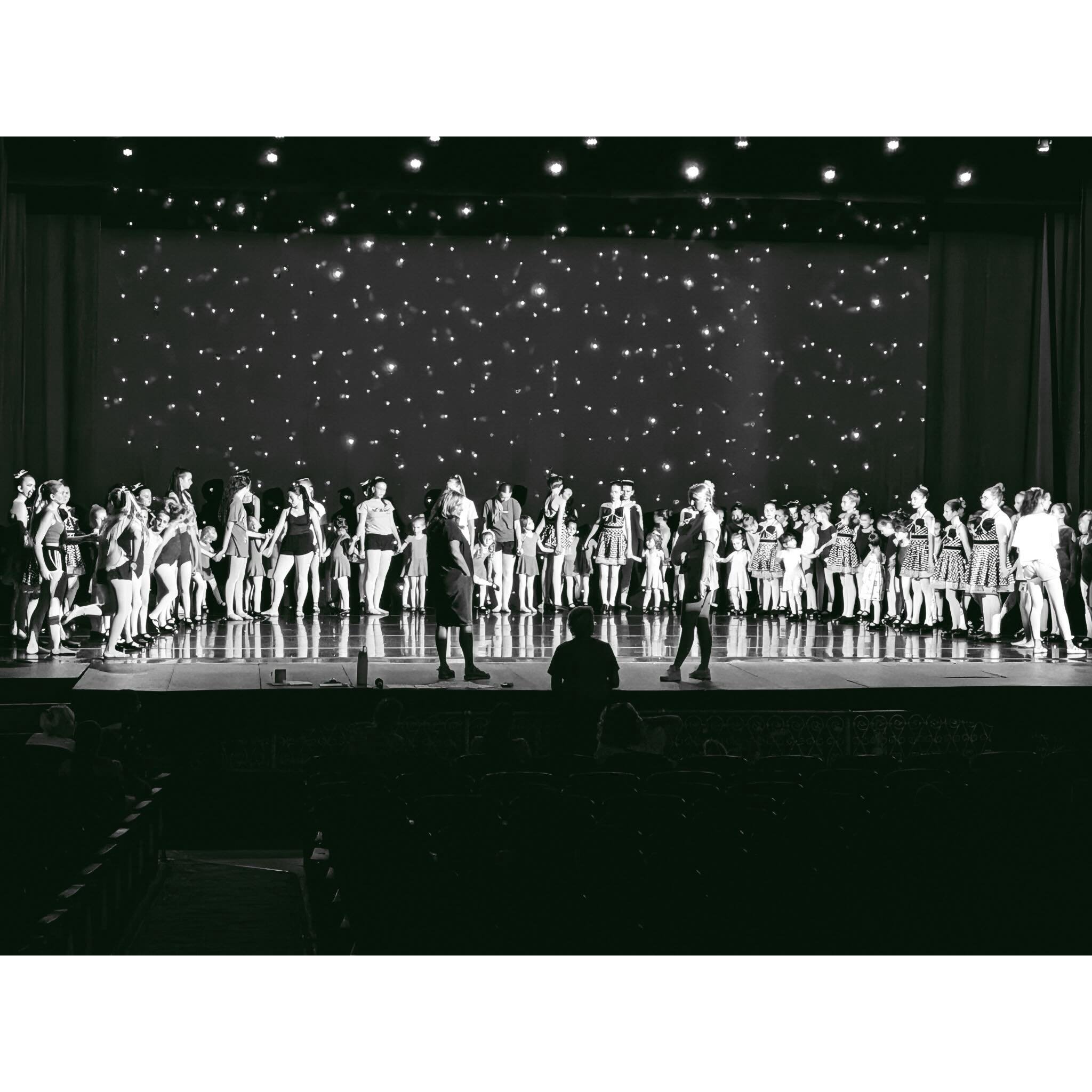 Behind the scenes of our very last stage rehearsal before the big performance tomorrow! ✨We had a wonderful run-through tonight and couldn&rsquo;t be more proud of these dancers. Their hard work, dedication, and countless hours of rehearsal over the 