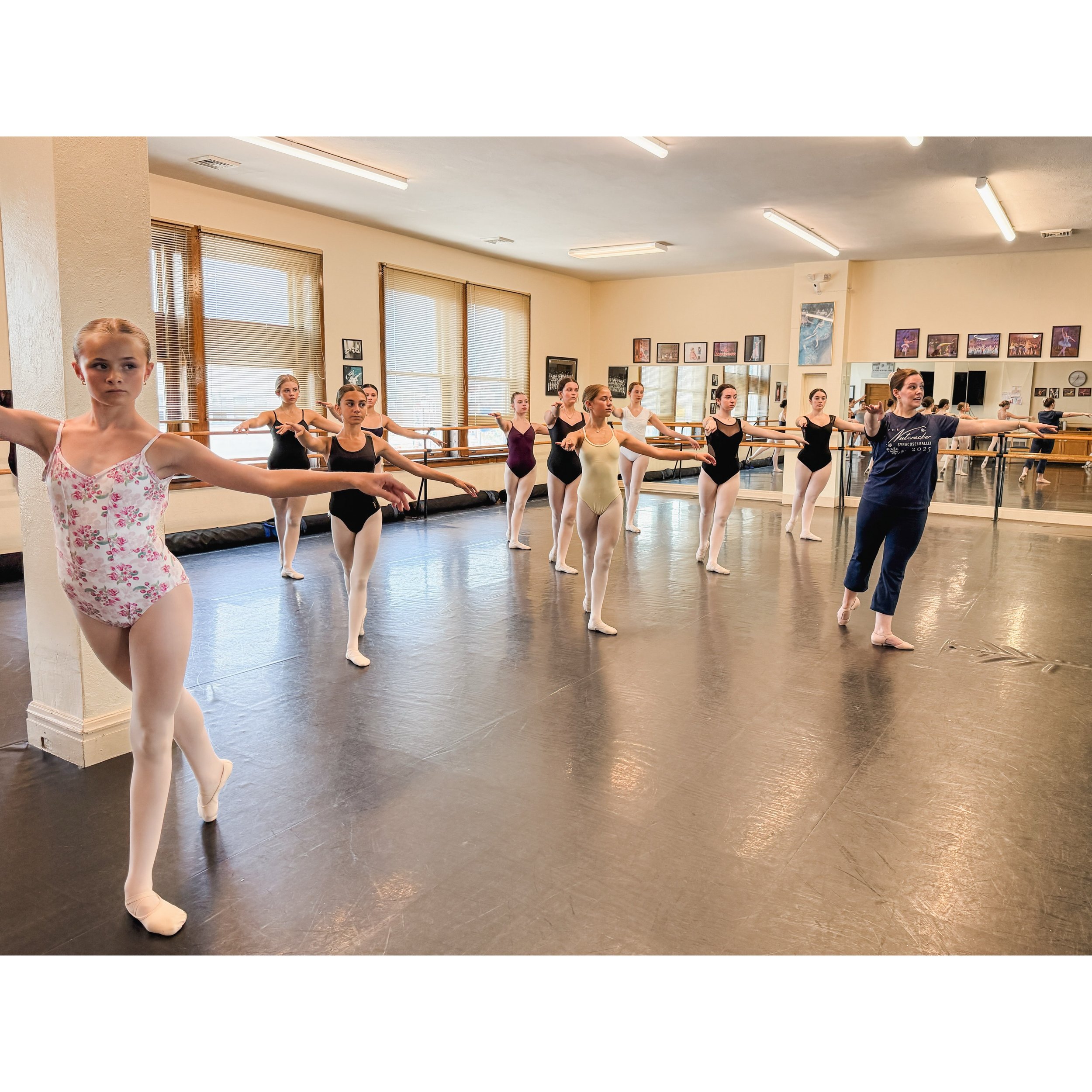 ✔️ Day 1: Check! 🩰✨

Our adv girls are off to an amazing start&mdash;working hard, staying focused, and having so much fun in the studio with Miss Fallon! We can&rsquo;t wait to see all they&rsquo;ll accomplish over the next two weeks. 💙