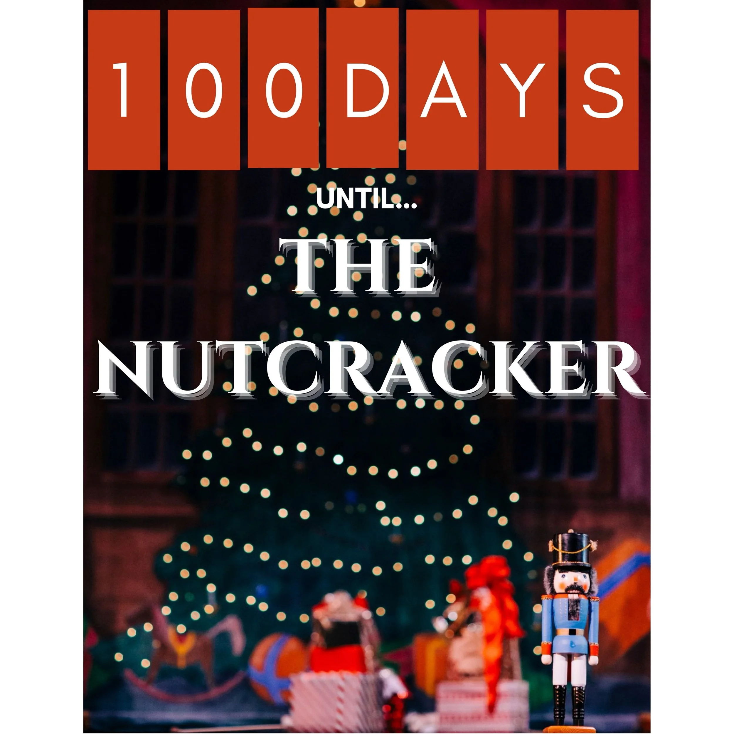 Can you believe it?!

We&rsquo;re only 100 DAYS away from the 37th year of&hellip;

🎄🥜⚔️🐭🎁THE NUTCRACKER! 🎁🐭⚔️🥜🎄

Mark your calendars! 🗓️
School Matinee - Thursday December 10th at 10AM✨

Public Performances - Friday December 11th &amp; Satu